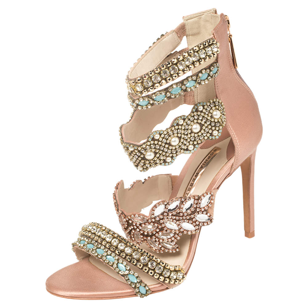 sophia webster rhinestone sandals