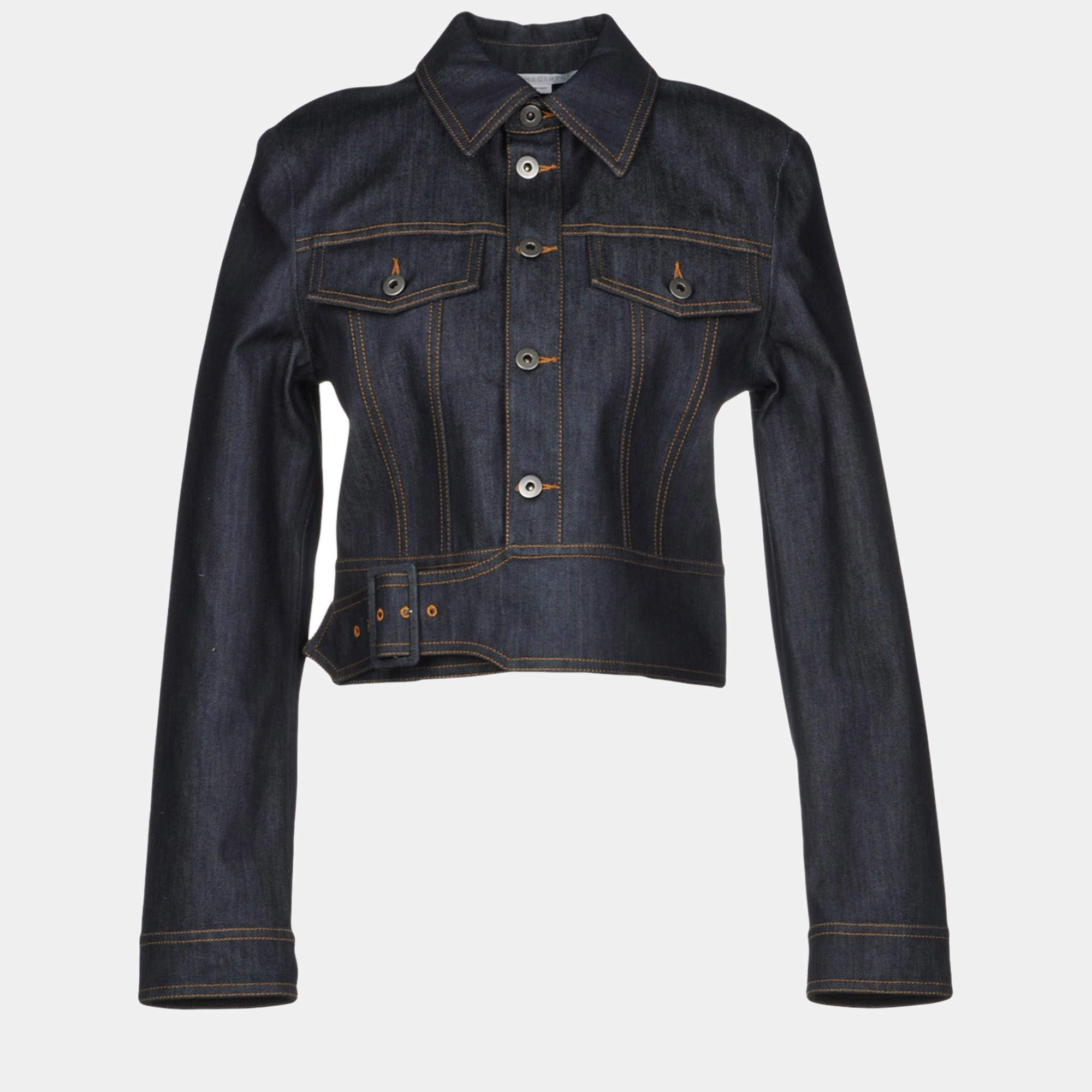 Pre Owned Stella Mccartney Cotton Denim Outerwear 42