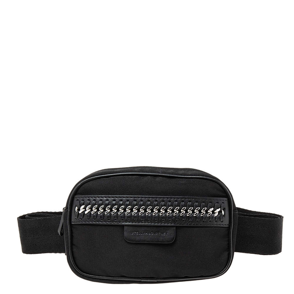 Stella McCartney Black Eco Nylon Mini Bum Belt Bag Stella McCartney ...