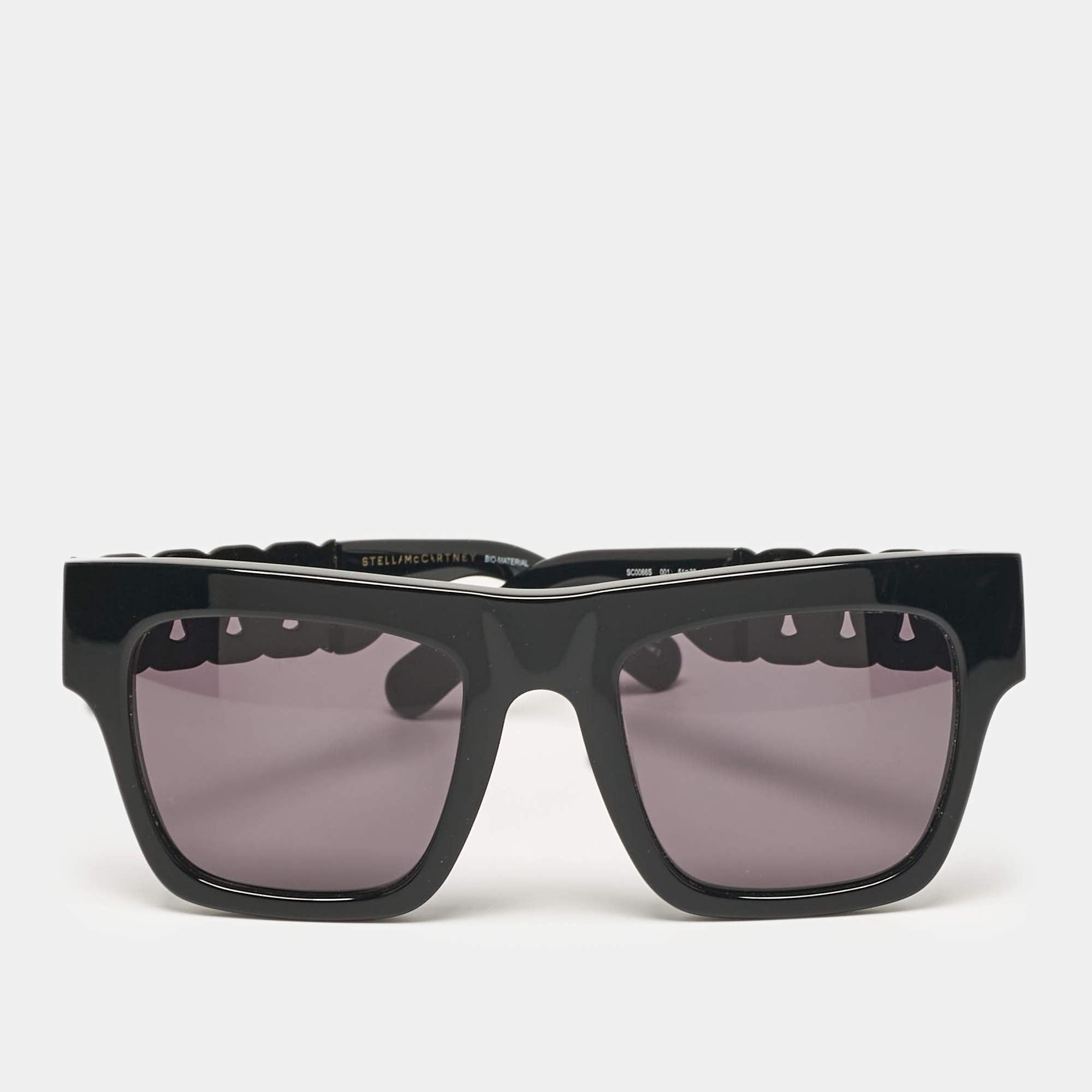 Stella McCartney Black Lorraine Wayfarer Sunglasses