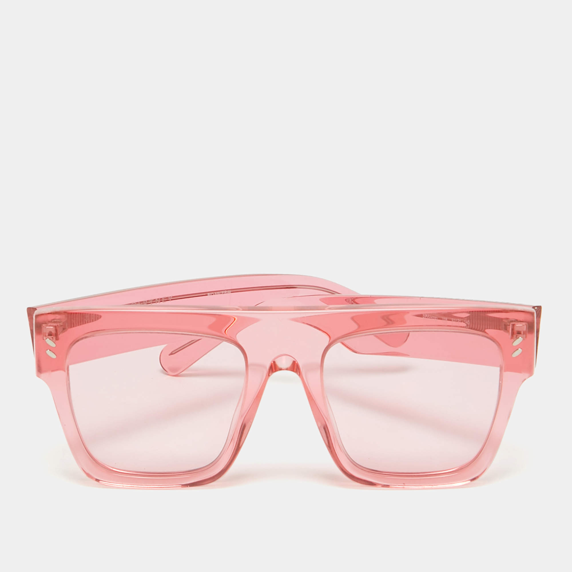 Stella McCartney Pink SC0119S Square Sunglasses