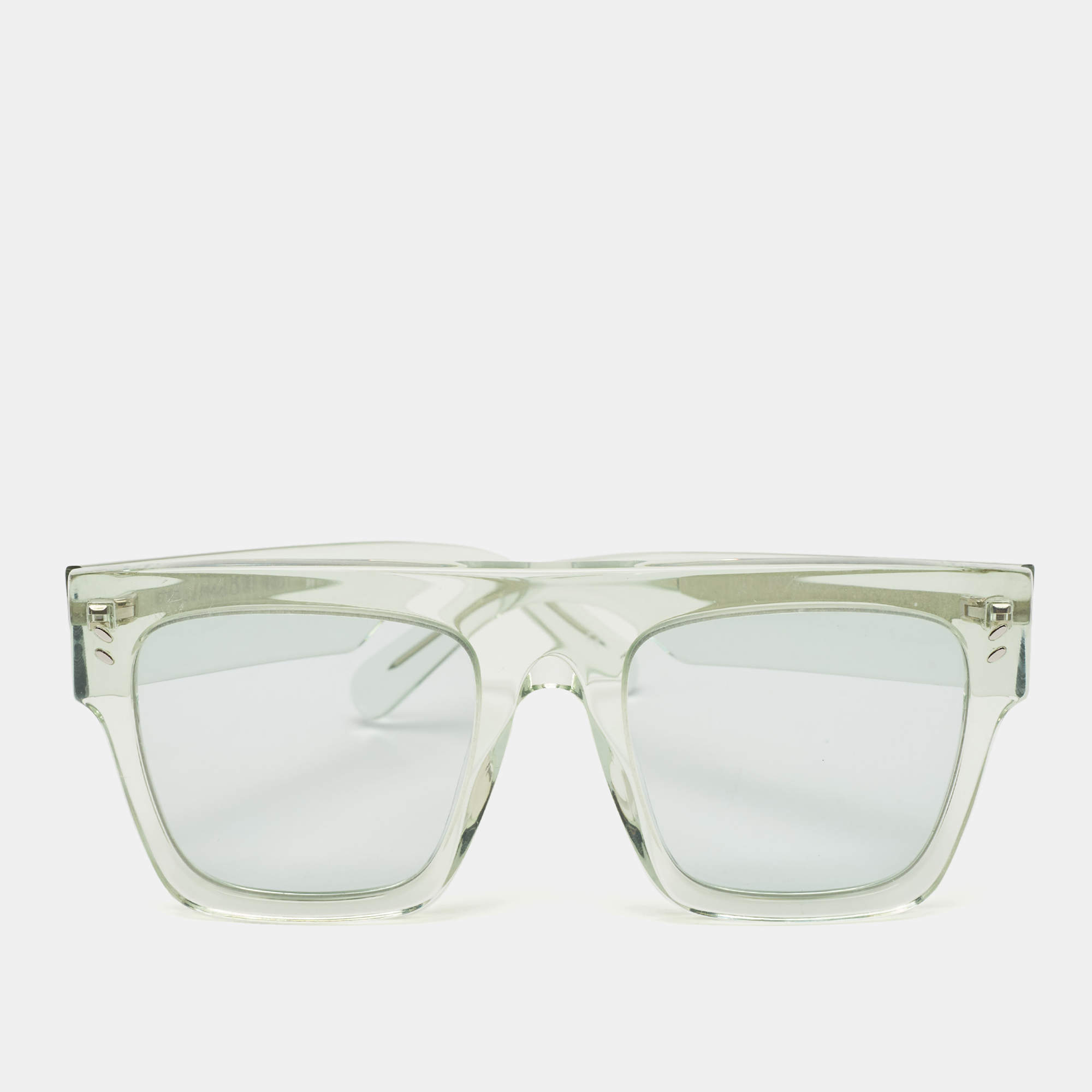 Stella McCartney Light Green SC0119S Square Sunglasses