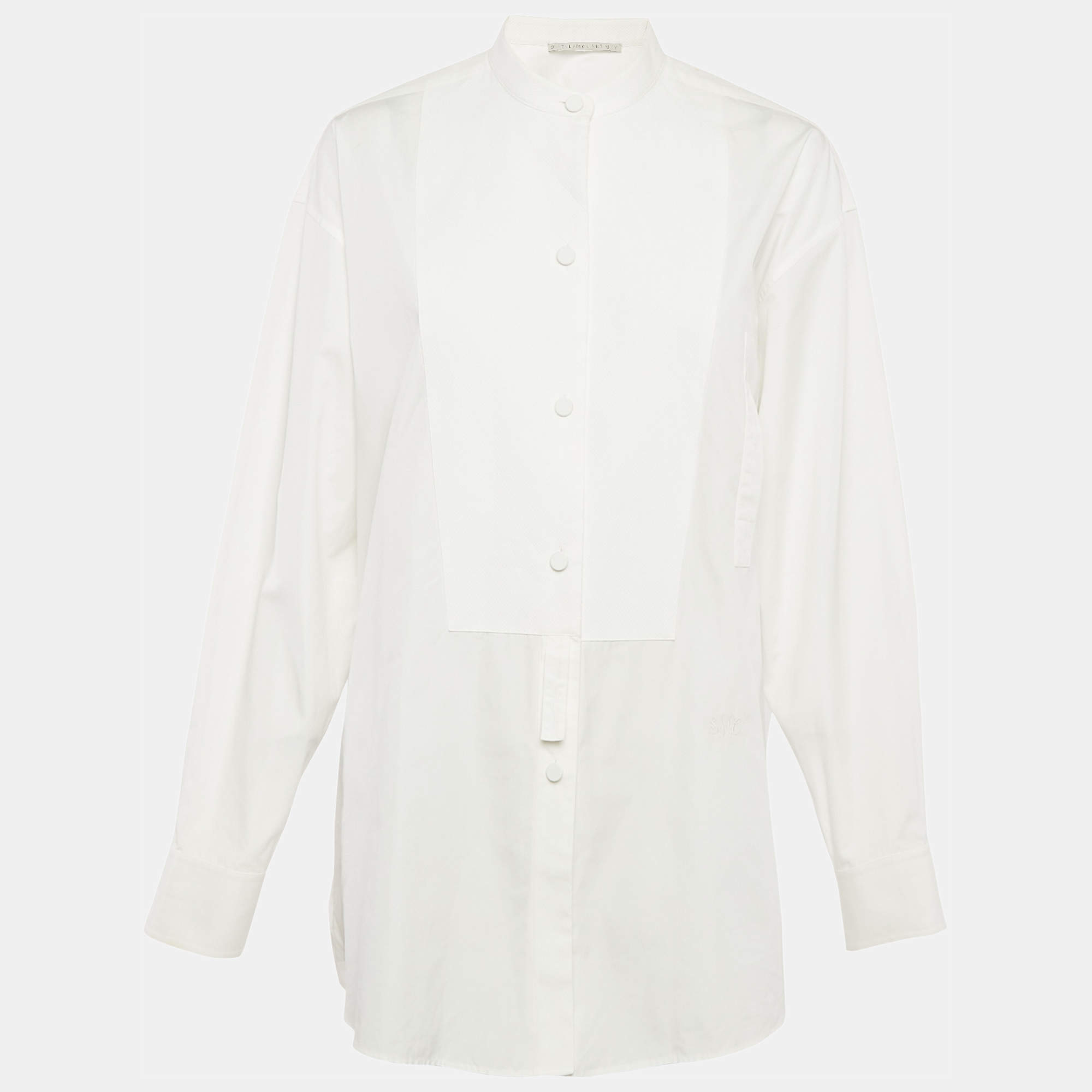 Stella McCartney White Cotton Oversized Shirt XL