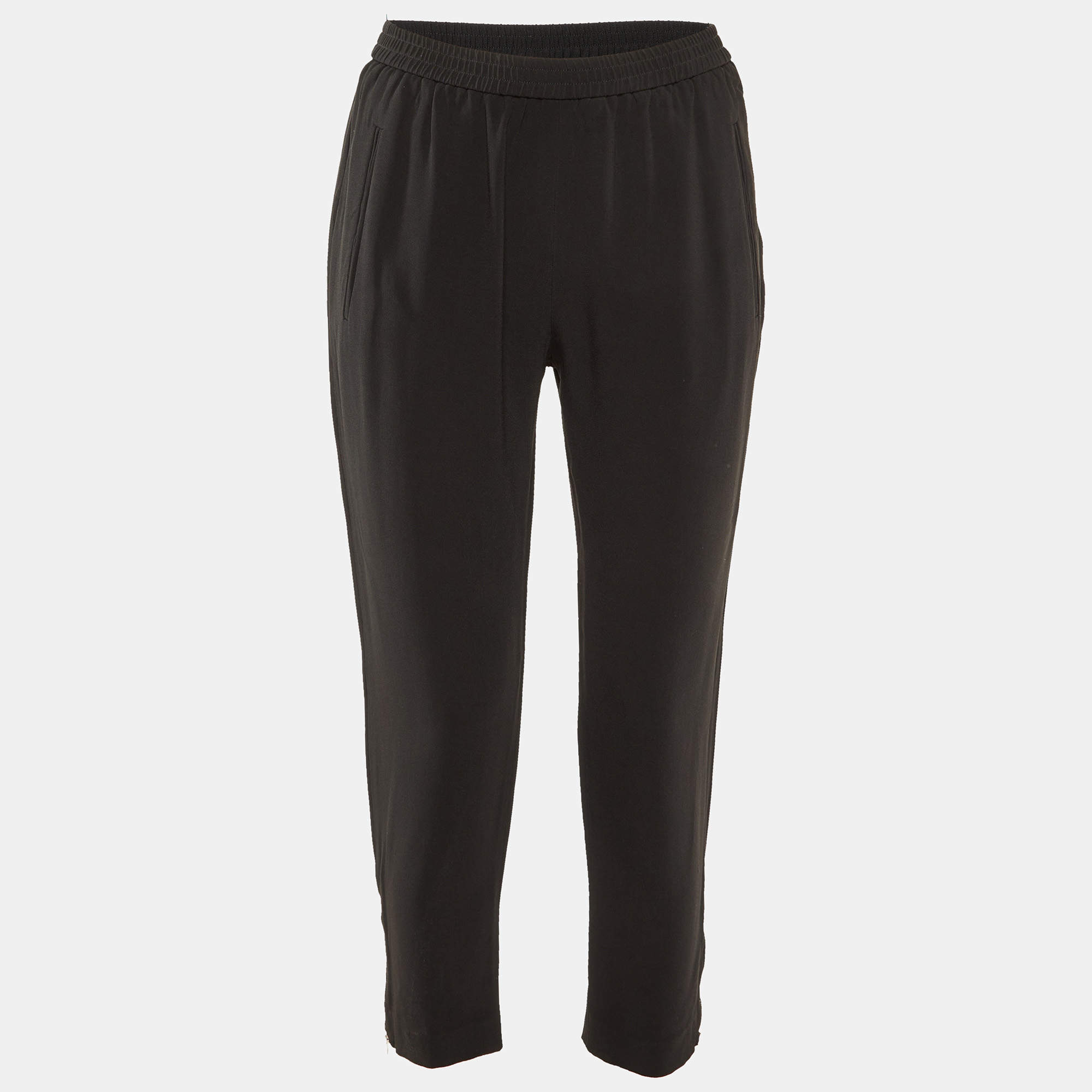 Stella McCartney Black Crepe Pants M