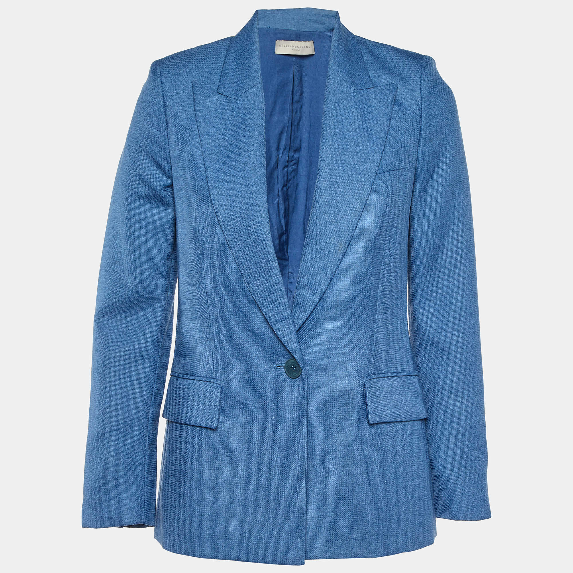 Stella McCartney Blue Wool Tailored Jacket S