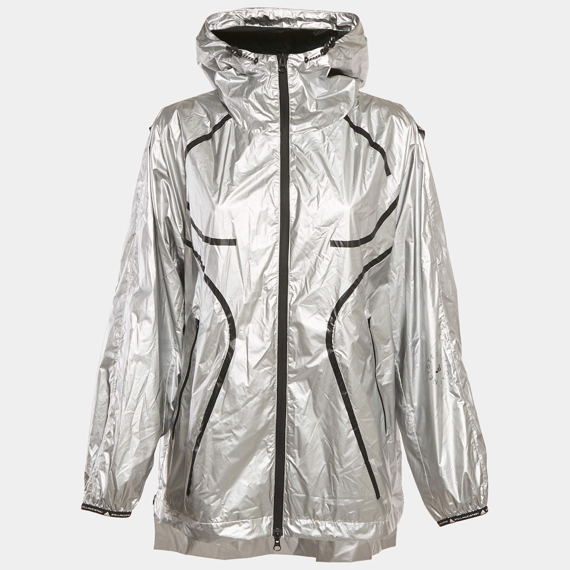 مملوكة مسبقًا Stella McCartney x Adidas Metallic Nylon Training Jacket M