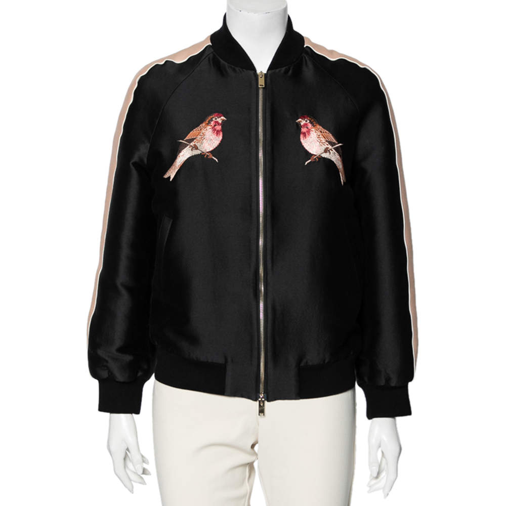 ブルゾン Stella Mccartney Embroidered Tweed Oversize Bomber Jacket Stella McCartney Embroidered Tweed Oversize Bomber Jacket