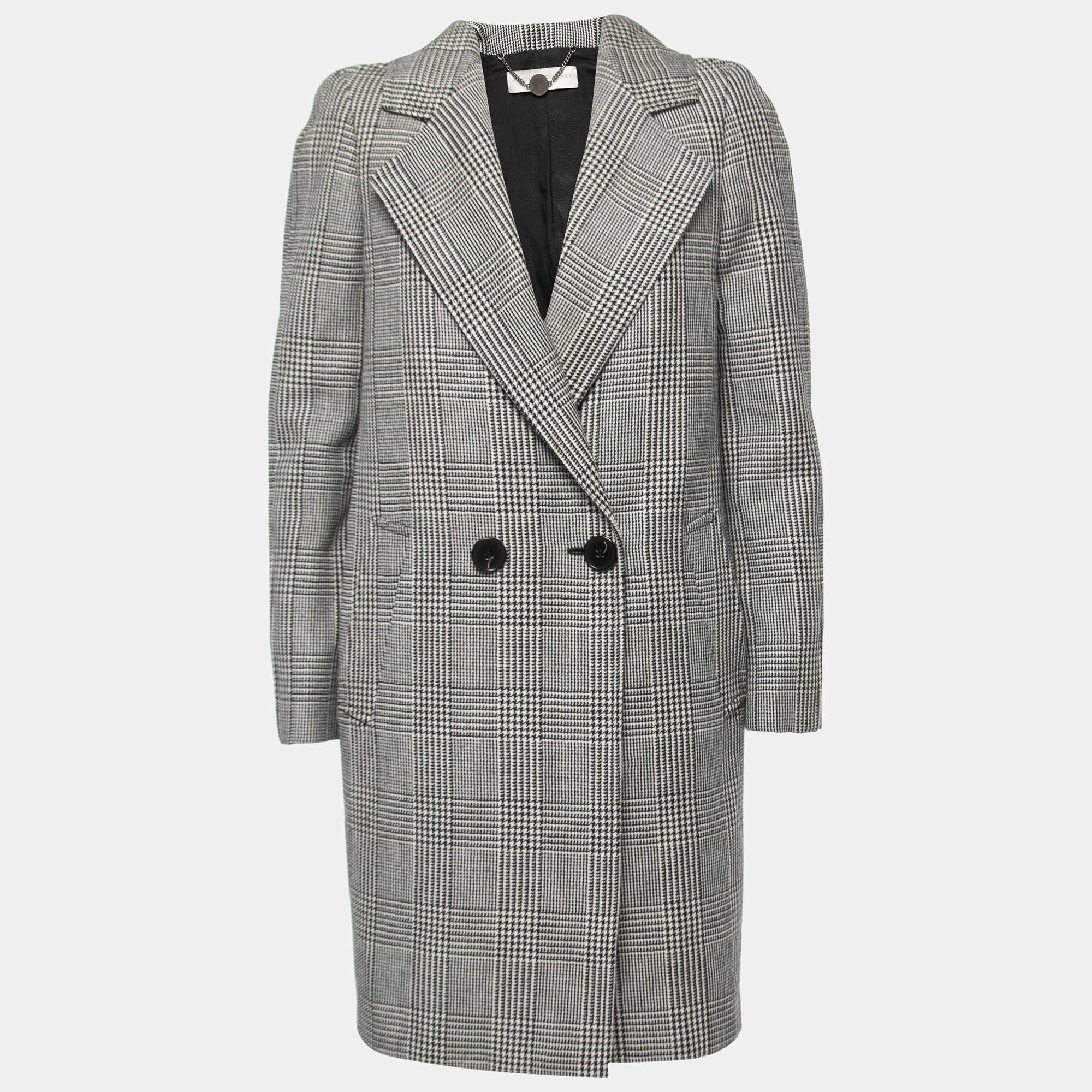 Stella mccartney check on sale coat