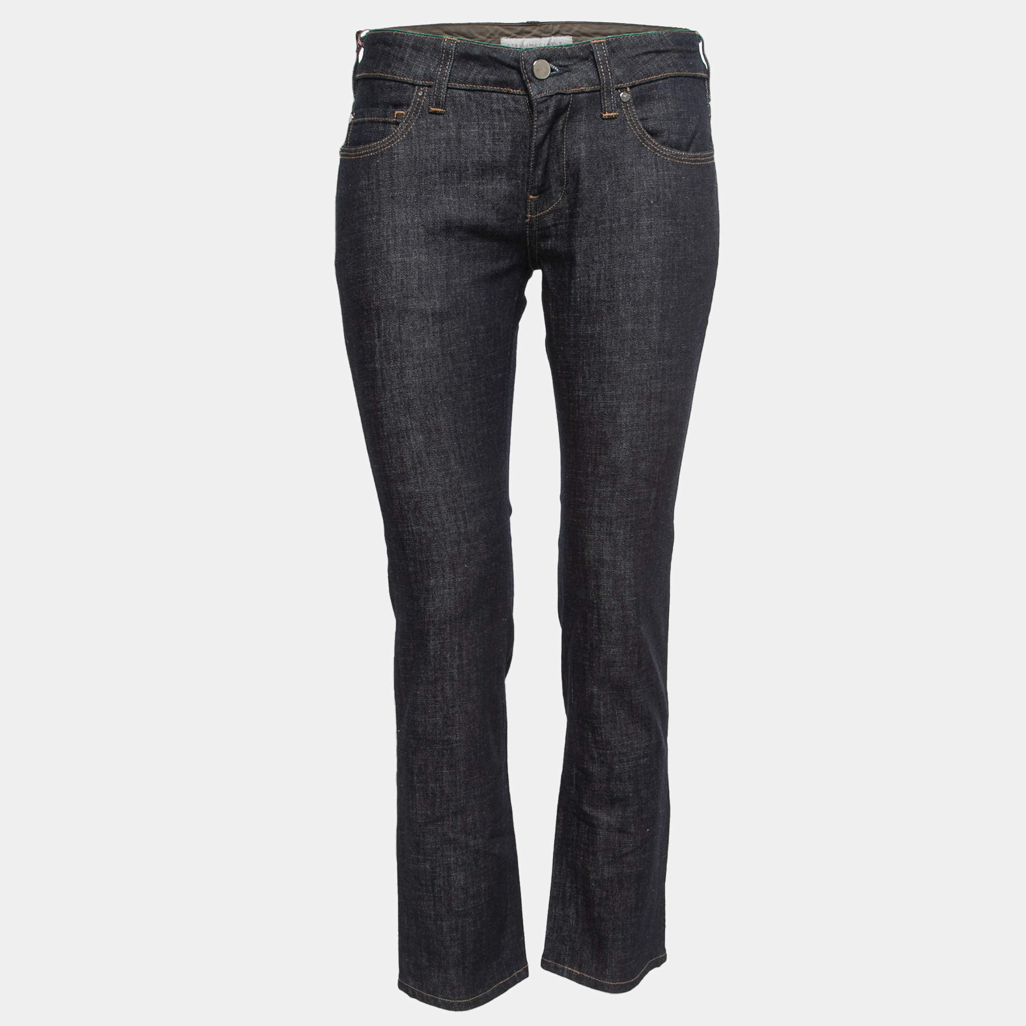 Pre Owned Stella McCartney Blue Denim Mid Rise Jeans M Waist 28"