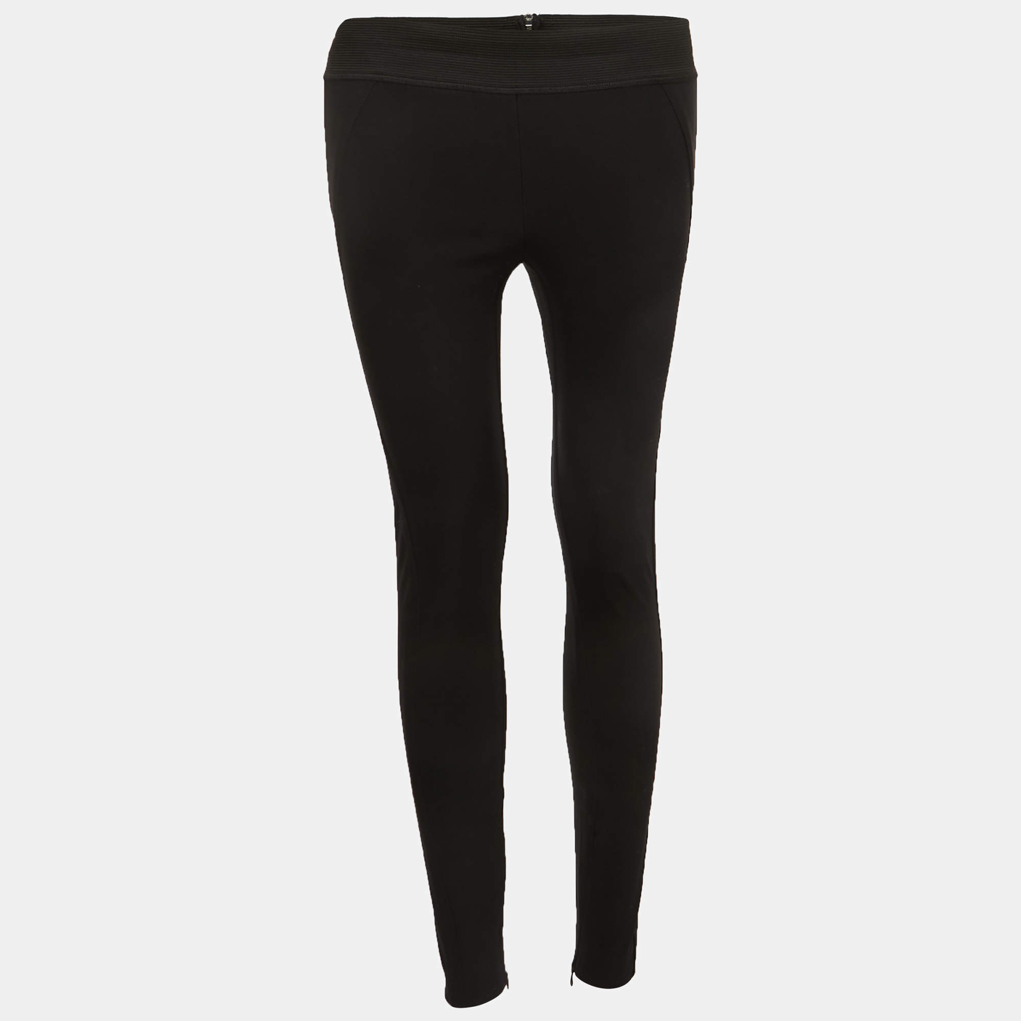 Pre Owned Stella McCartney Black Knit Skinny Pants XXS