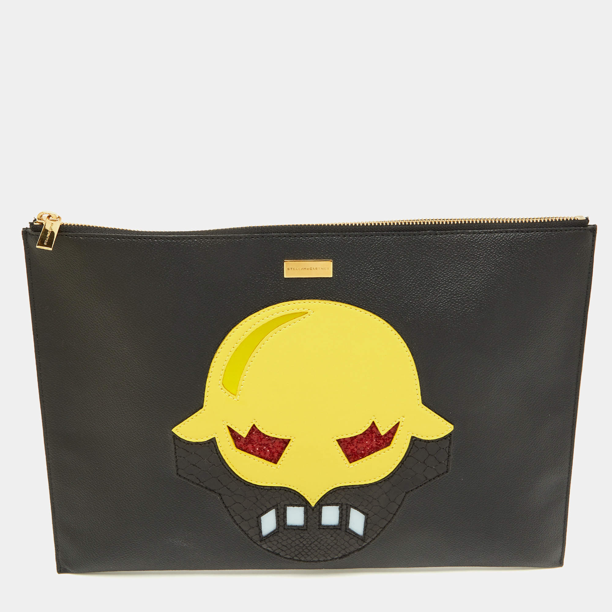 Pre Owned Stella McCartney Multicolor Faux Leather Zip Pouch