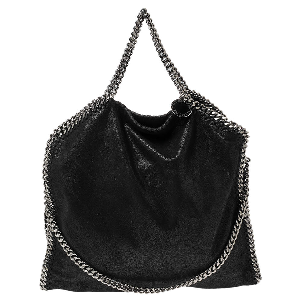 Pre Owned حقيبة يد توتس ستيلا مكارتني فالابيلا جلد صناعي أسود صغيرة