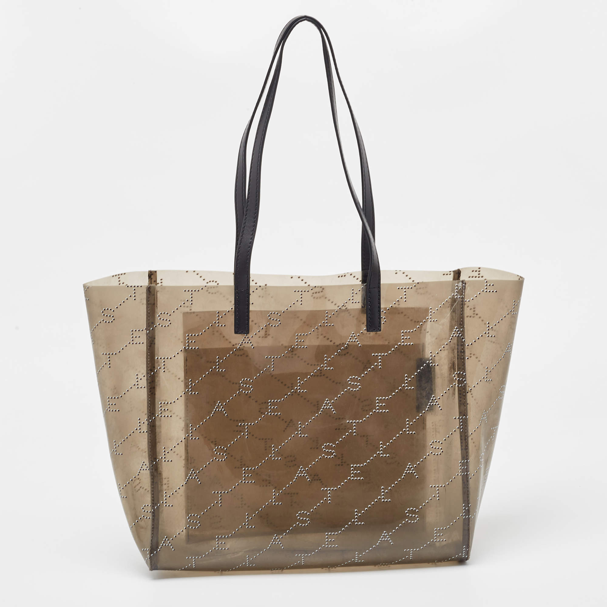 مملوكة مسبقًا Stella McCartney Grey Monogram PVC Tote