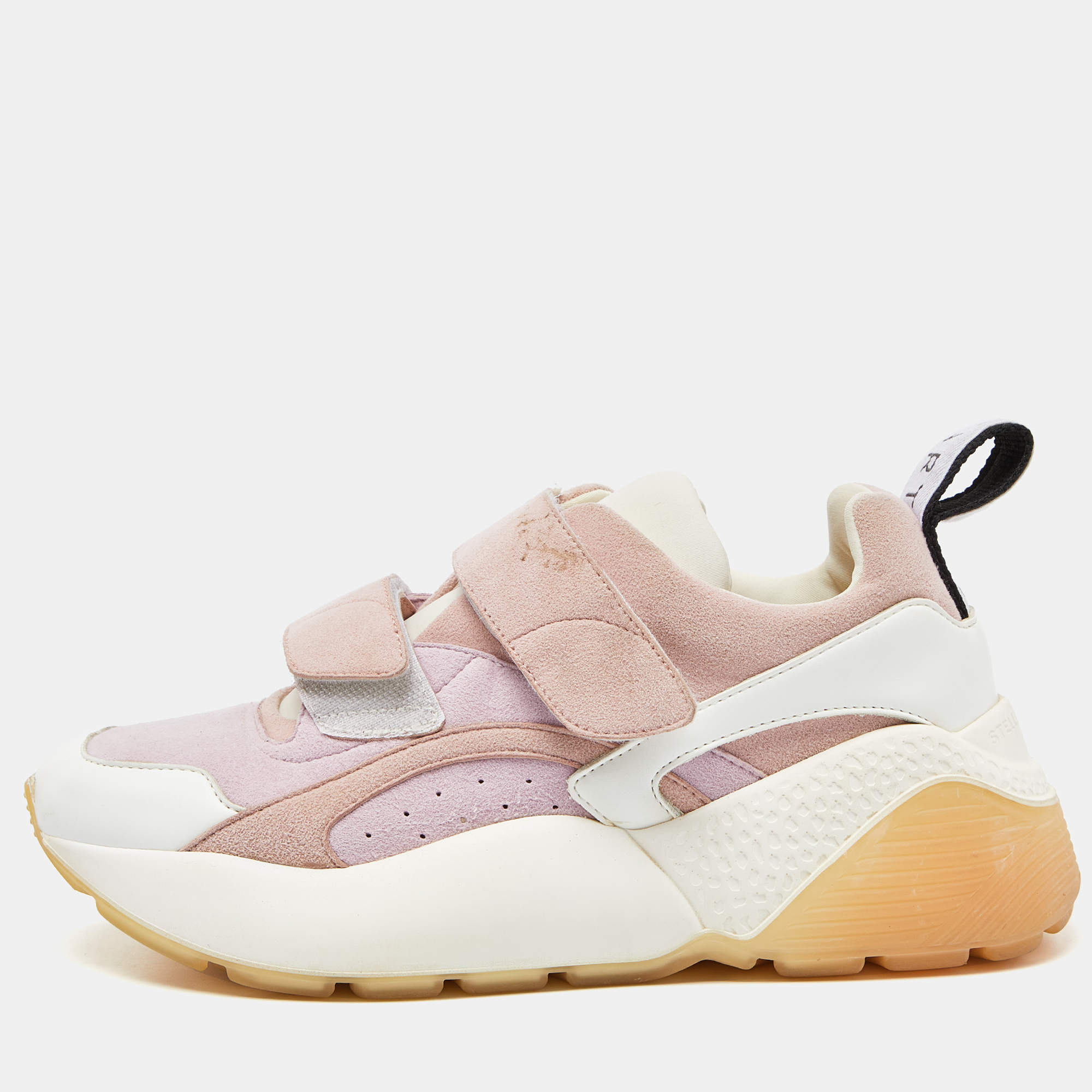 SALE☆関税込 Stella McCartney 定番 Eclypseスニーカー 靴 Pink Stella McCartney Pink/White Faux Leather and Faux Suede