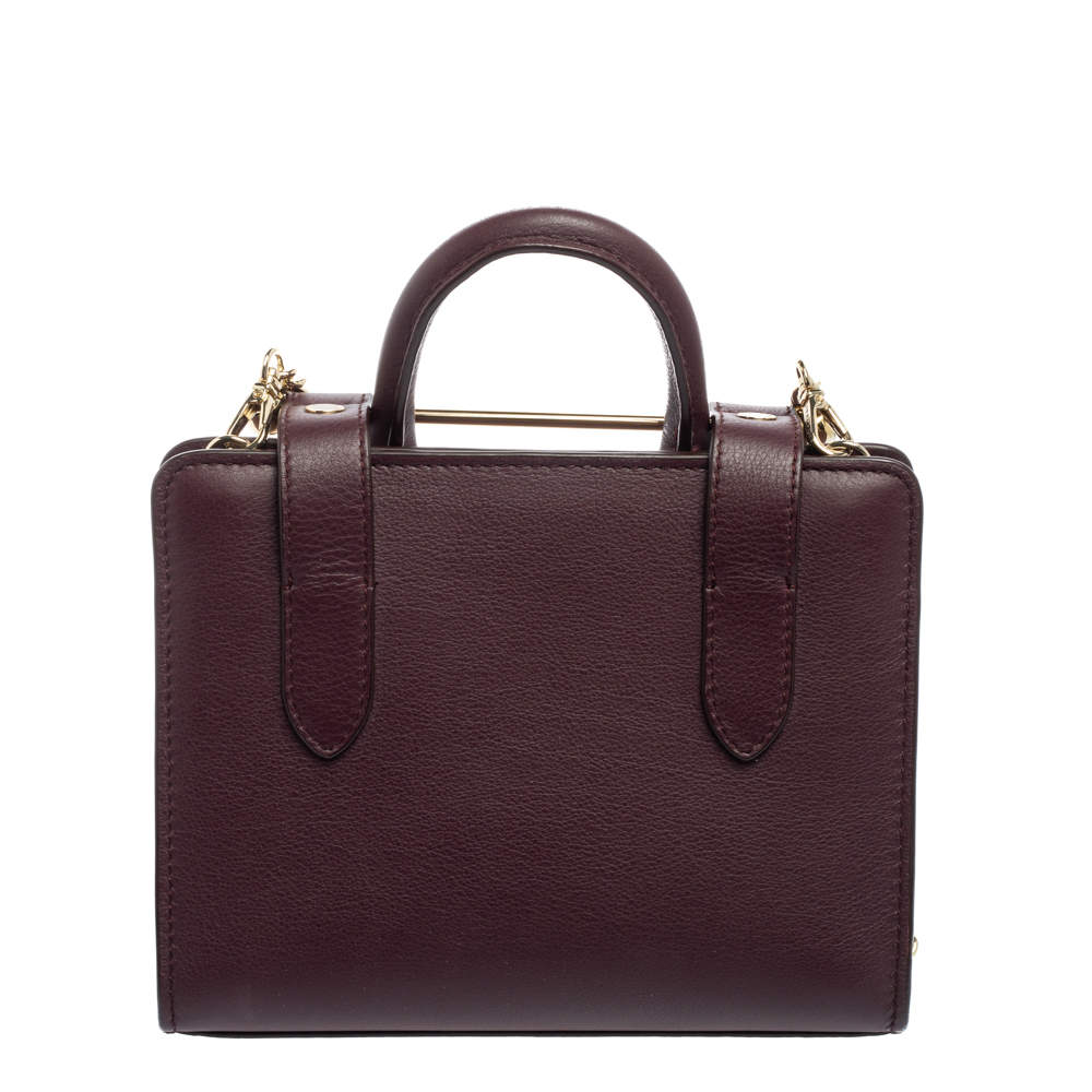 Strathberry MC mini handbag in Burgundy color for Sale in Redmond