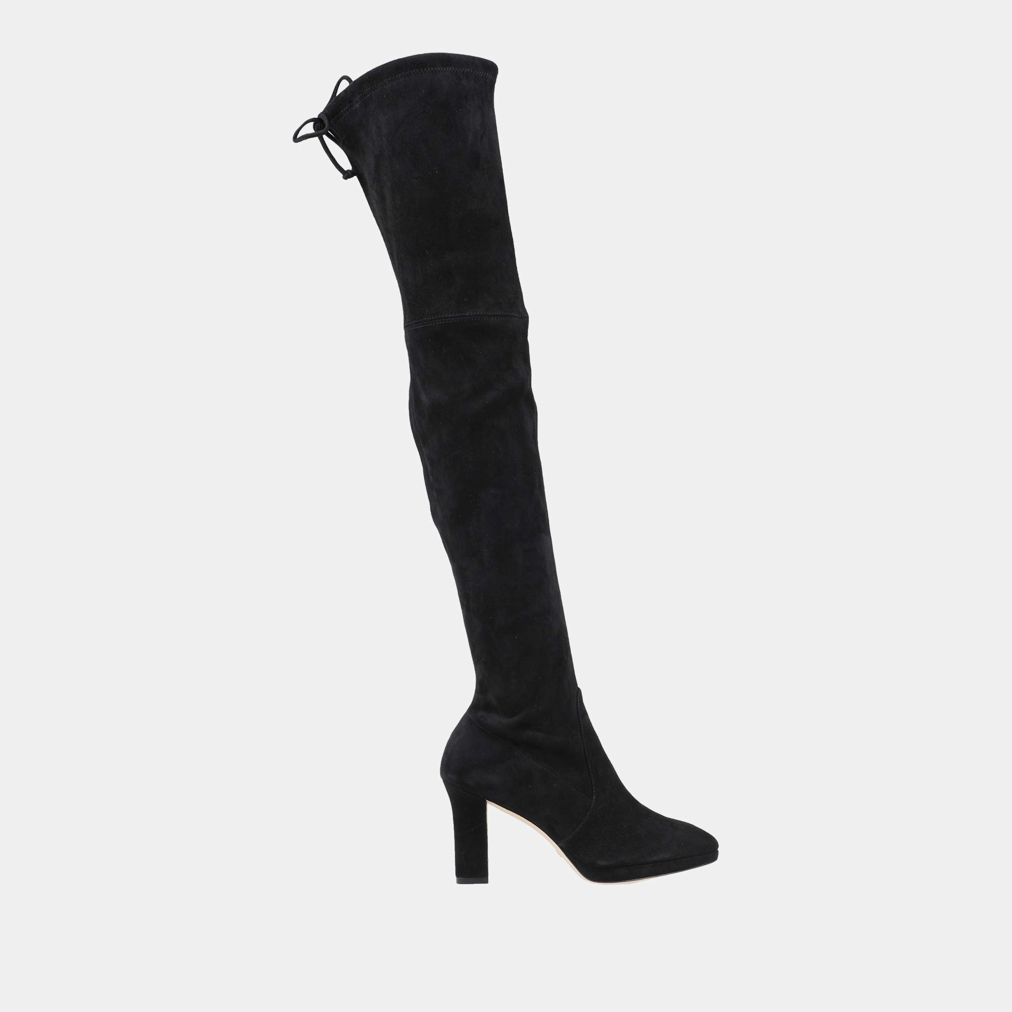 Pre Owned Stuart Weitzman Suede Over The Knee Boots 39.5