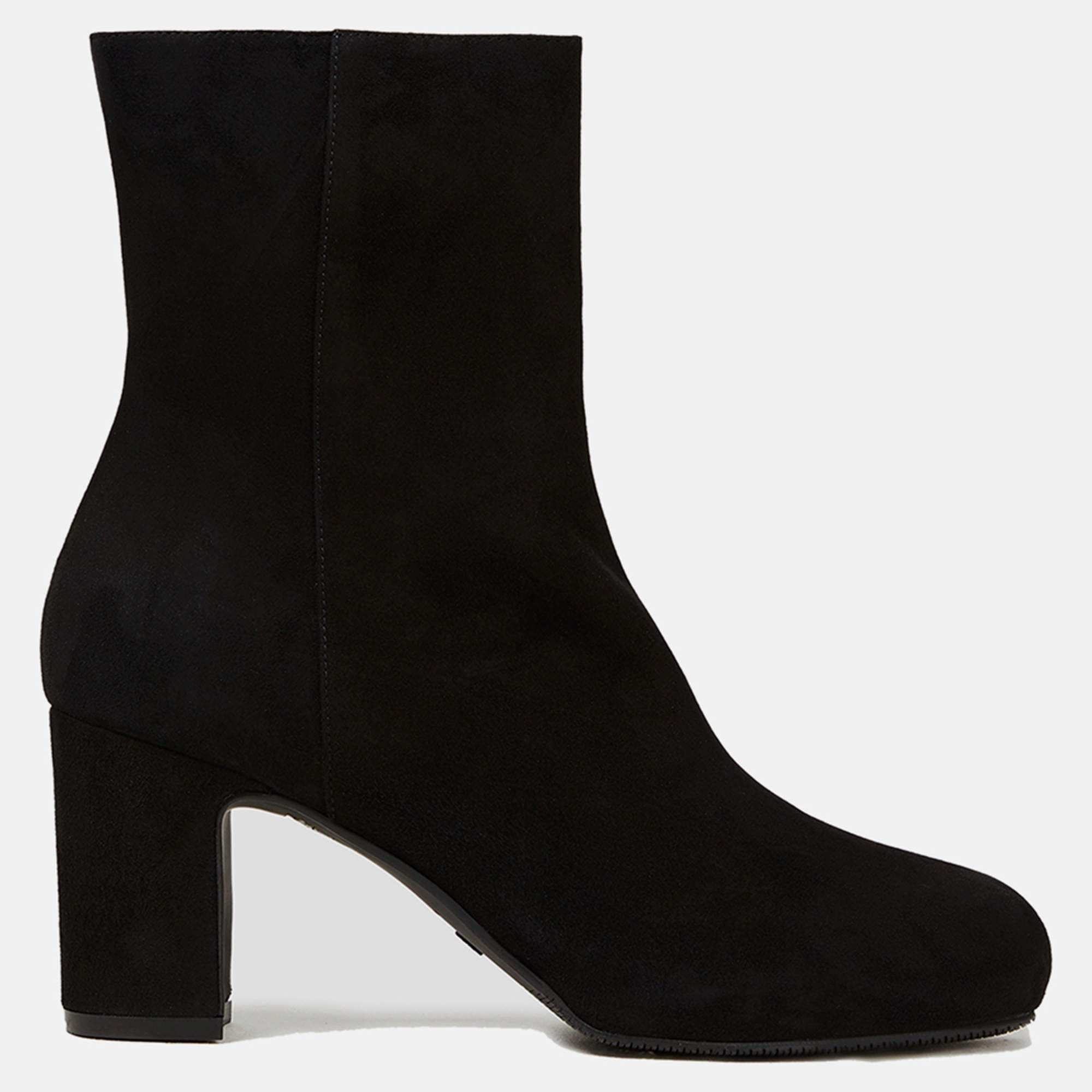 Stuart Weitzman Suede Block Heel Ankle Boots 37