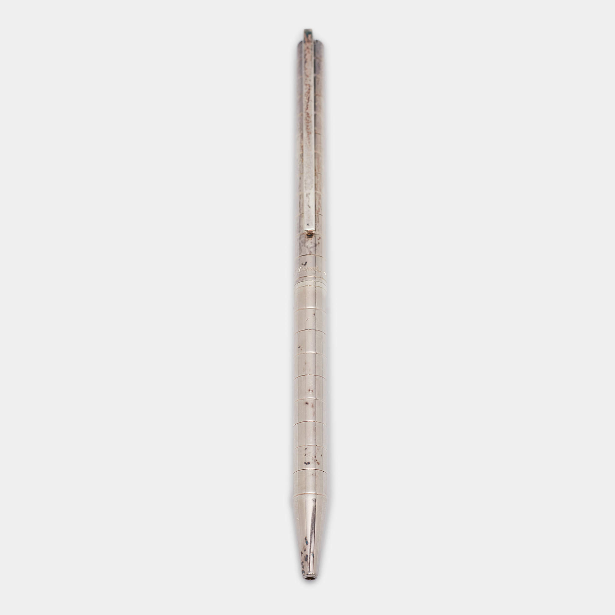 S.T. Dupont Silver Tone Ballpoint Pen