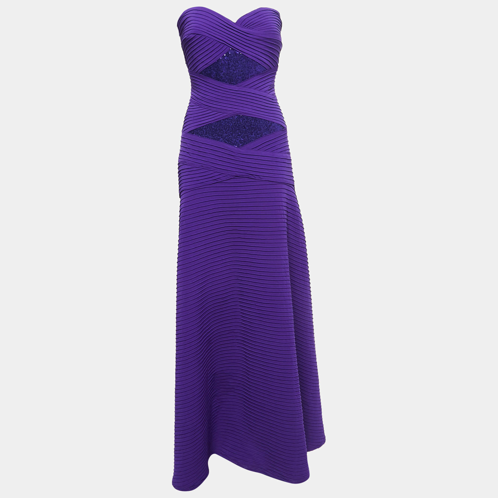 Tadashi shoji purple clearance dress