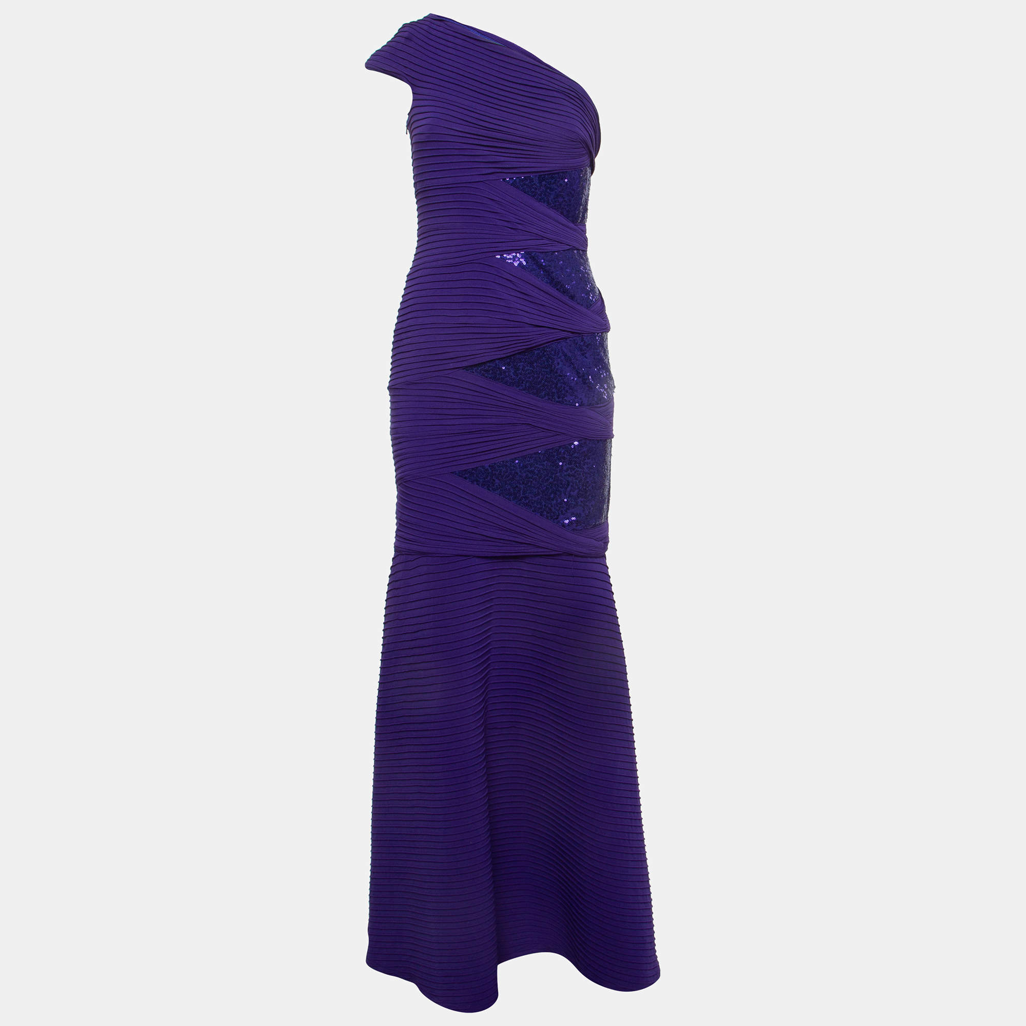 Tadashi shoji purple dress sale