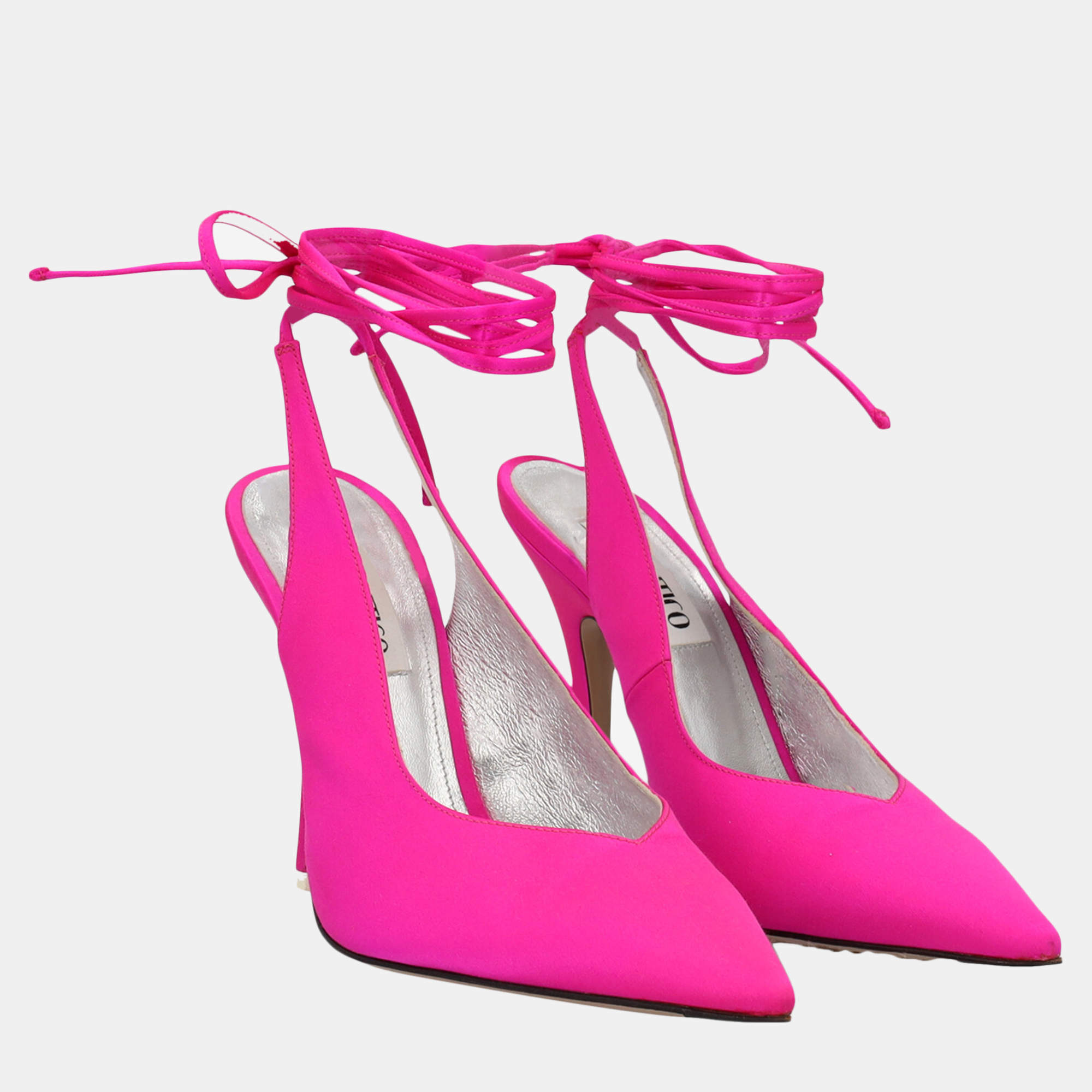 The Attico Women s Fabric Heels Pink EU 39 The Attico TLC