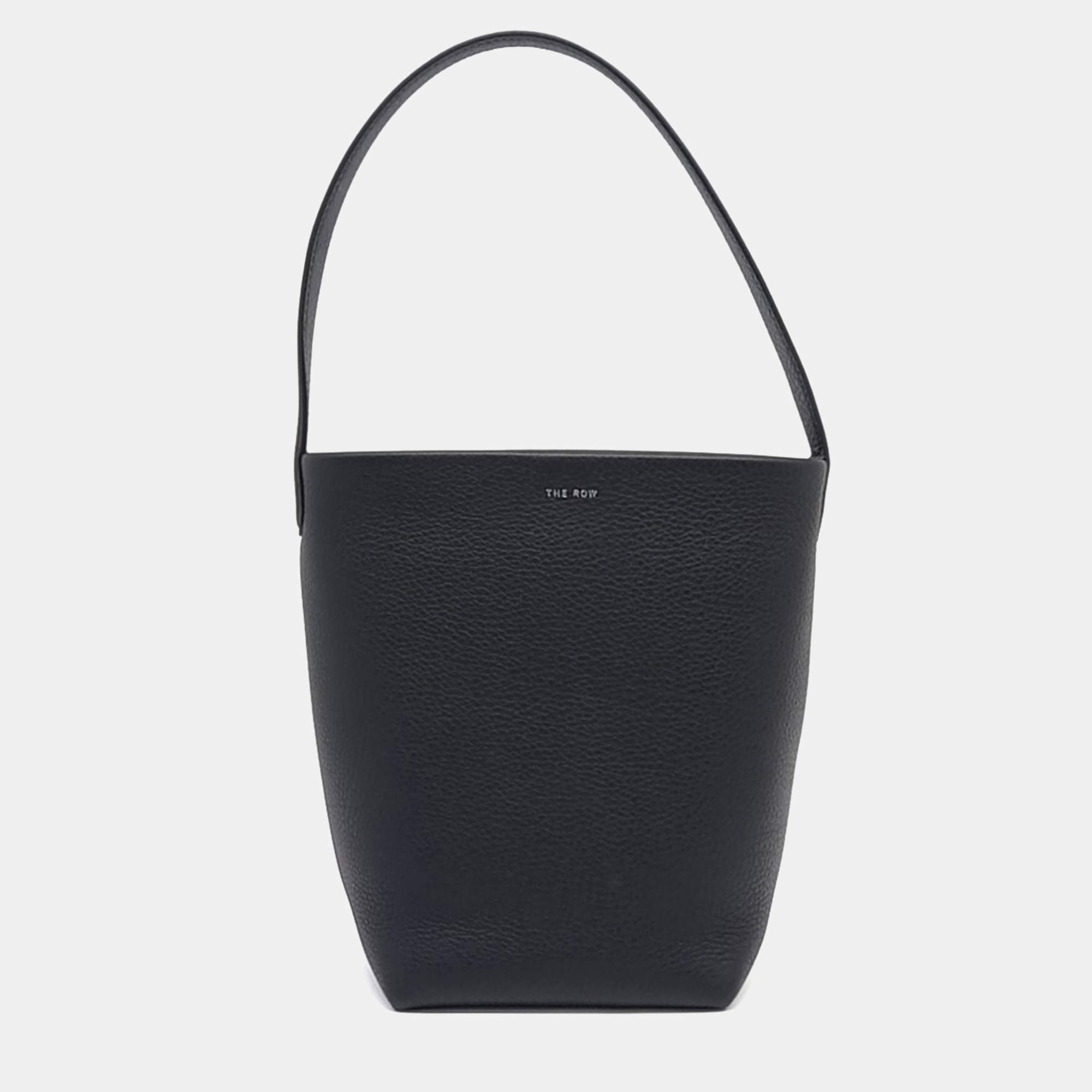 مملوكة مسبقًا The Row Black Leather Parkback Small