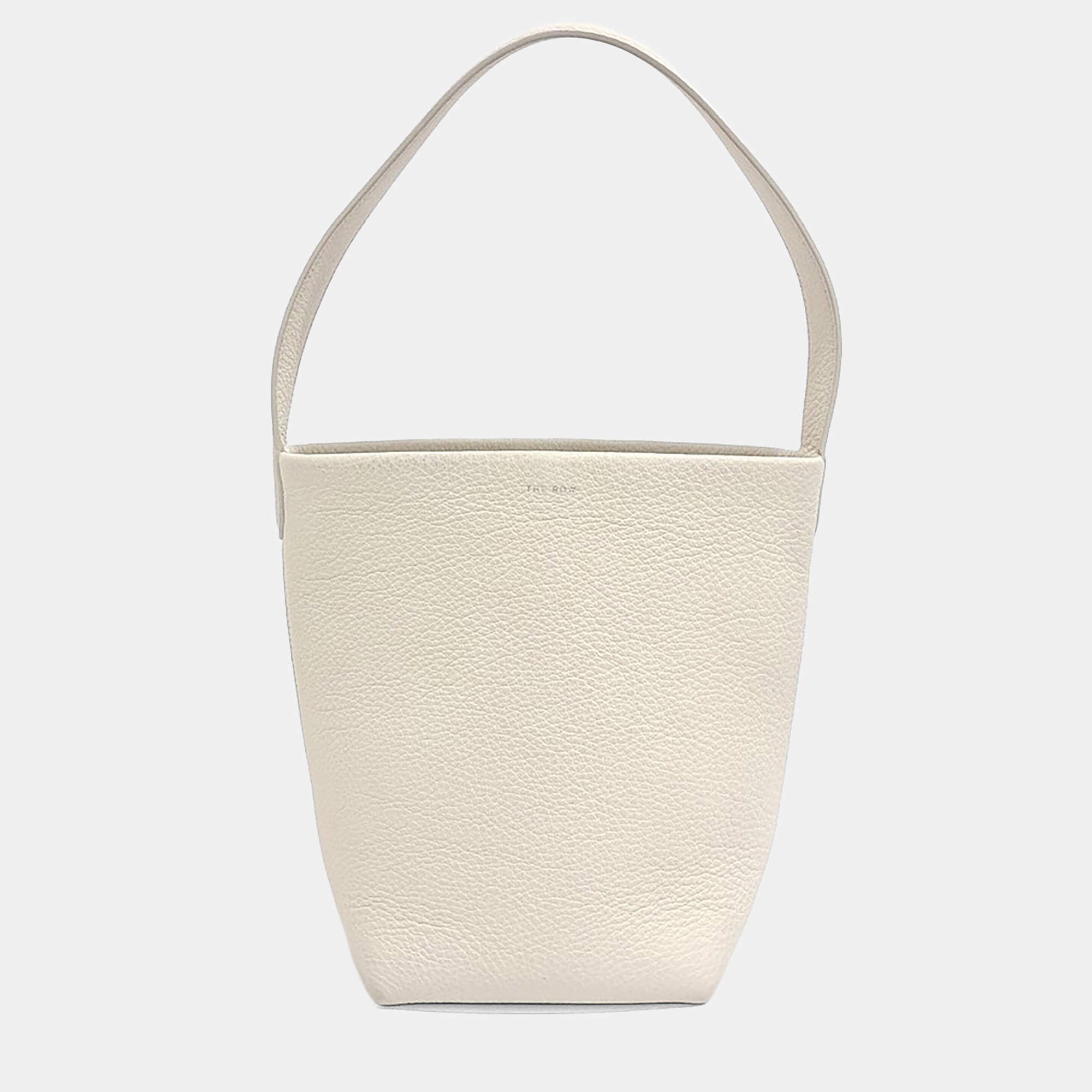 مملوكة مسبقًا The Row White Leather North South Parkback Small