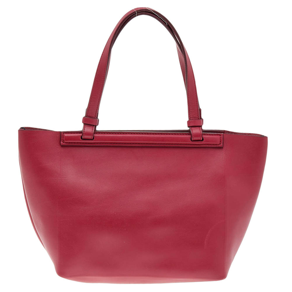 The Row Red Soft Leather Tote 