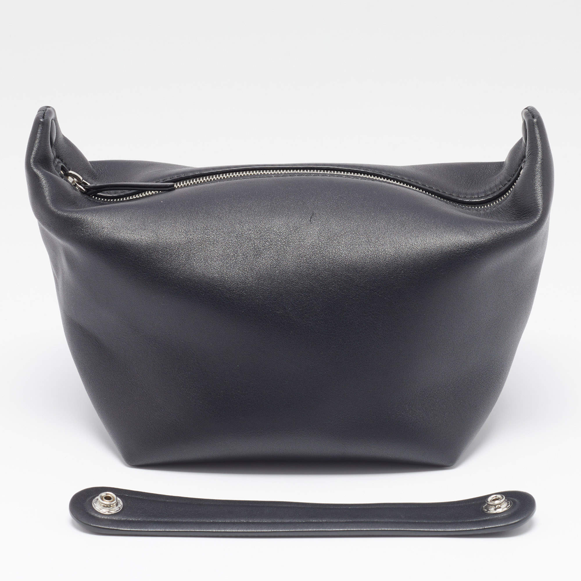 The Row】Les Bains Bag ショップ in Leather ☆ ブラック