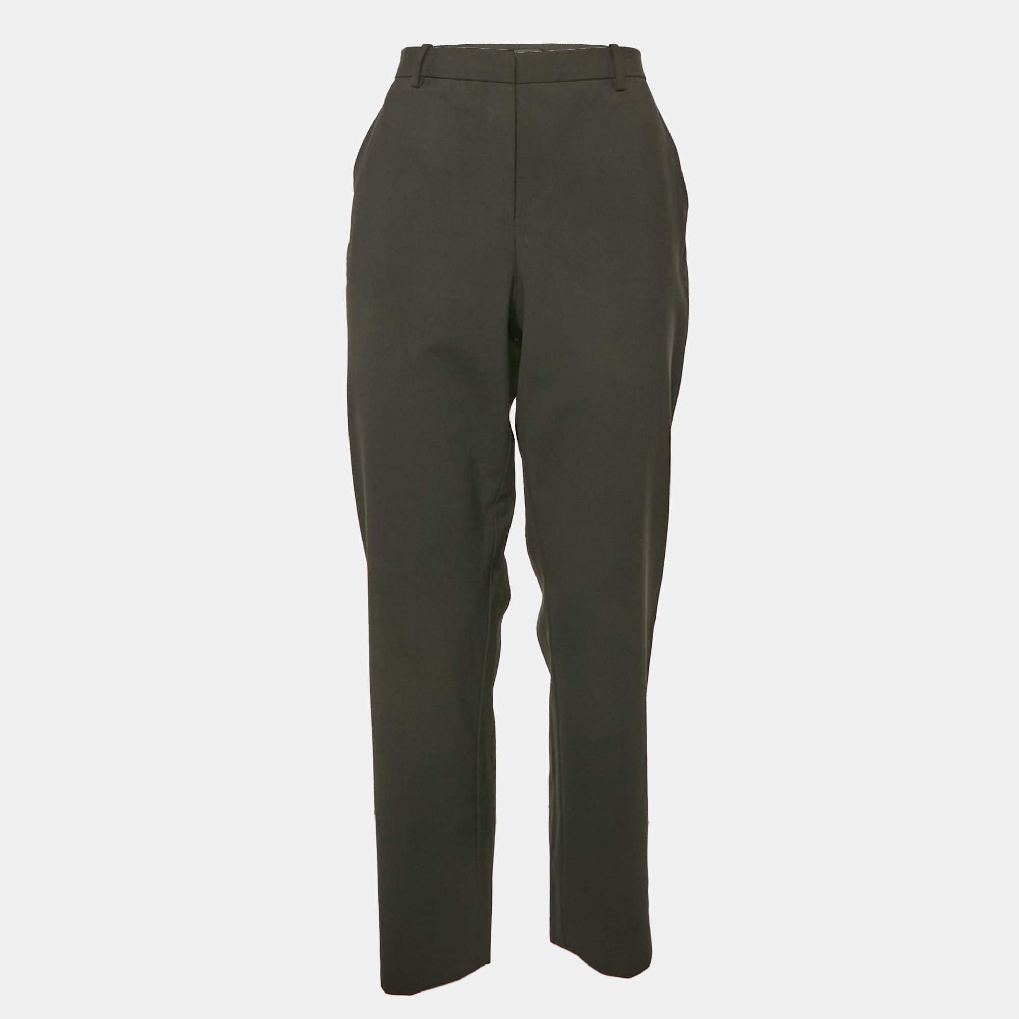 Theory Black Wool Trousers L