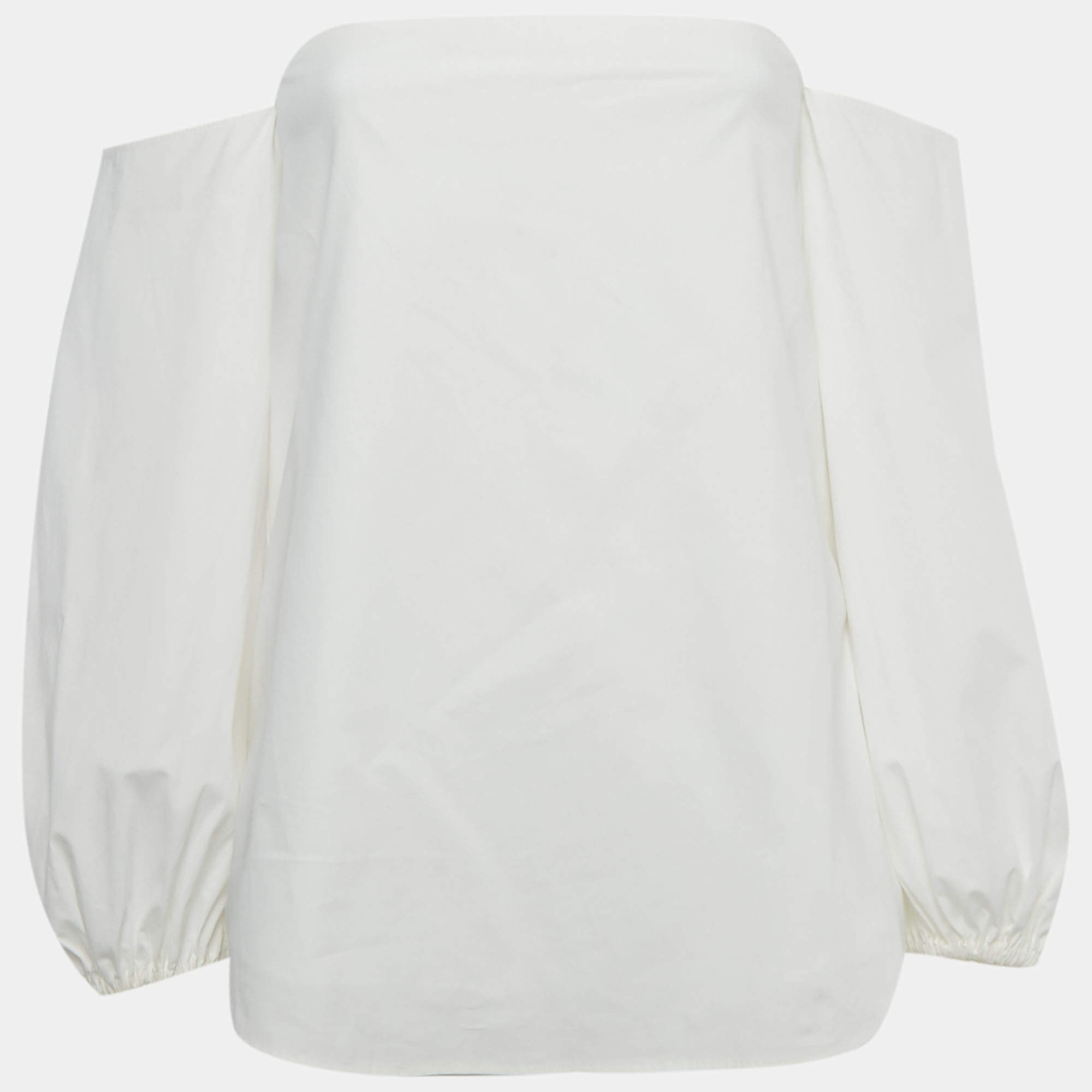 Pre Owned Theory White Cotton Laureema Top S