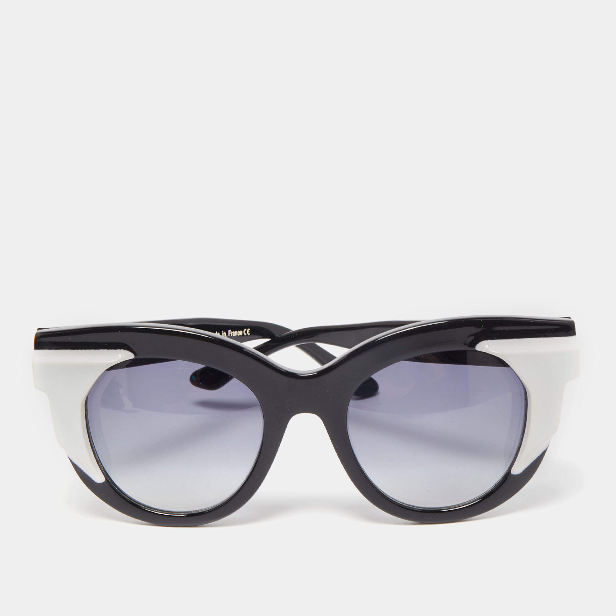 Thierry Lasry Black/White Gradient Slutty 29 Wayfarer Sunglasses