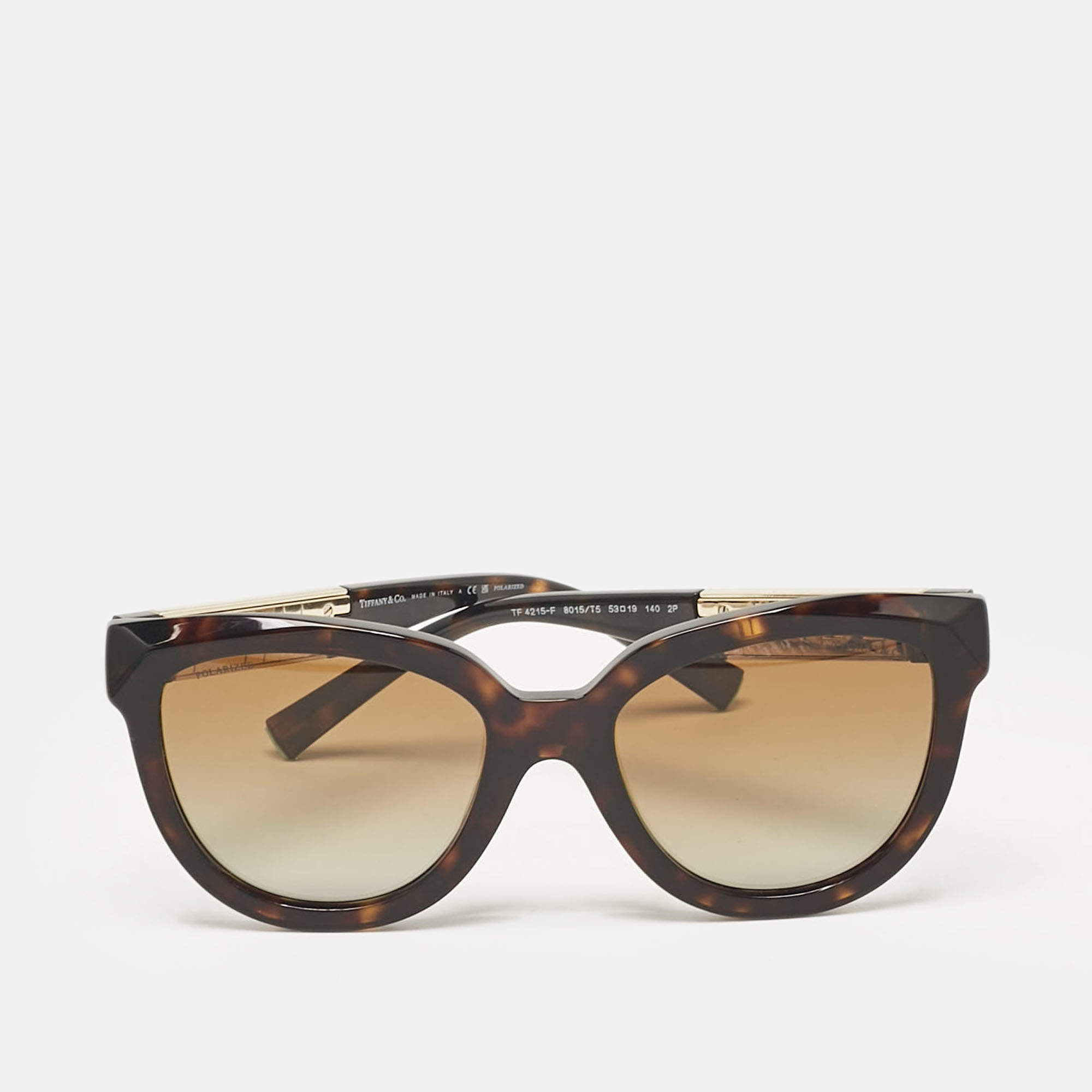 Tiffany & Co. Brown  Tortoise TF4215-F Cat Eye Sunglasses