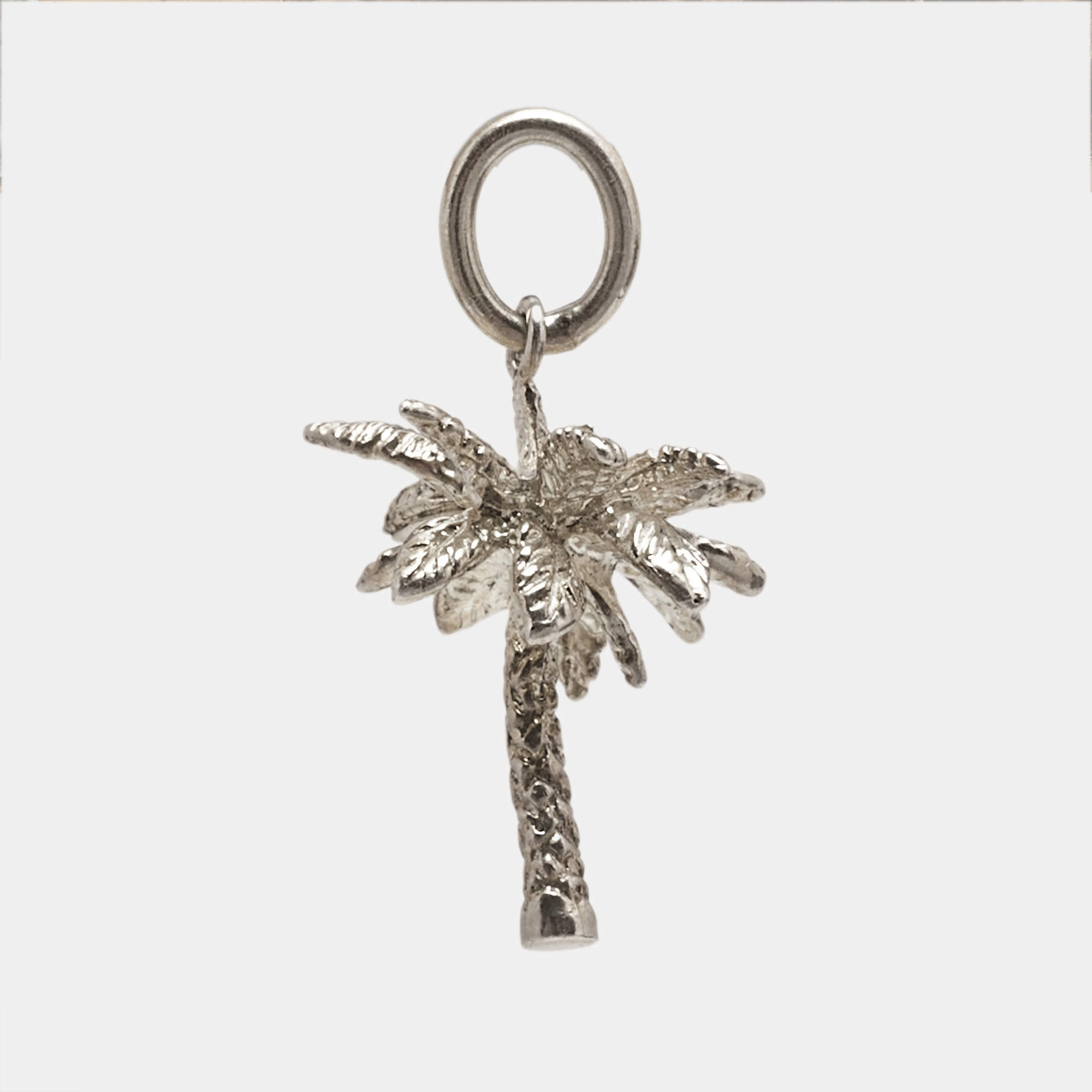 Pre Owned Tiffany & Co. Palm Tree Sterling Silver Charm