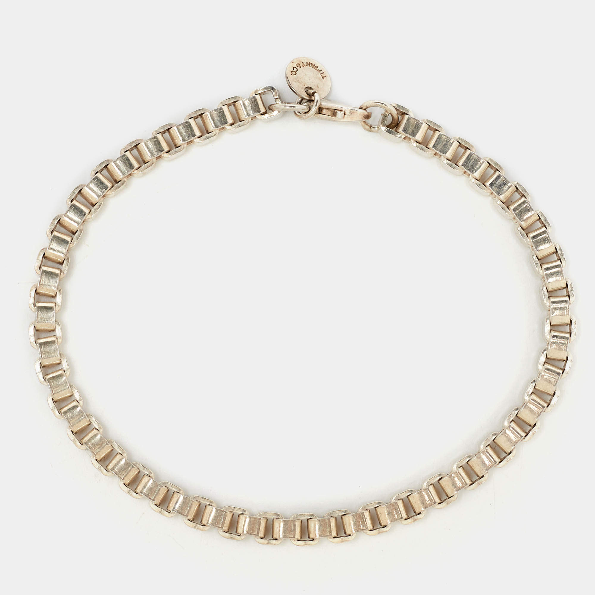 Pre Owned Tiffany & Co. Venetian Link Sterling Silver Bracelet