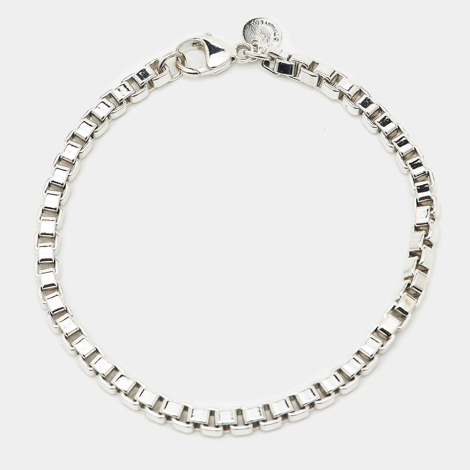 Tiffany & Co. Venetian Link Sterling Silver Unisex Bracelet
