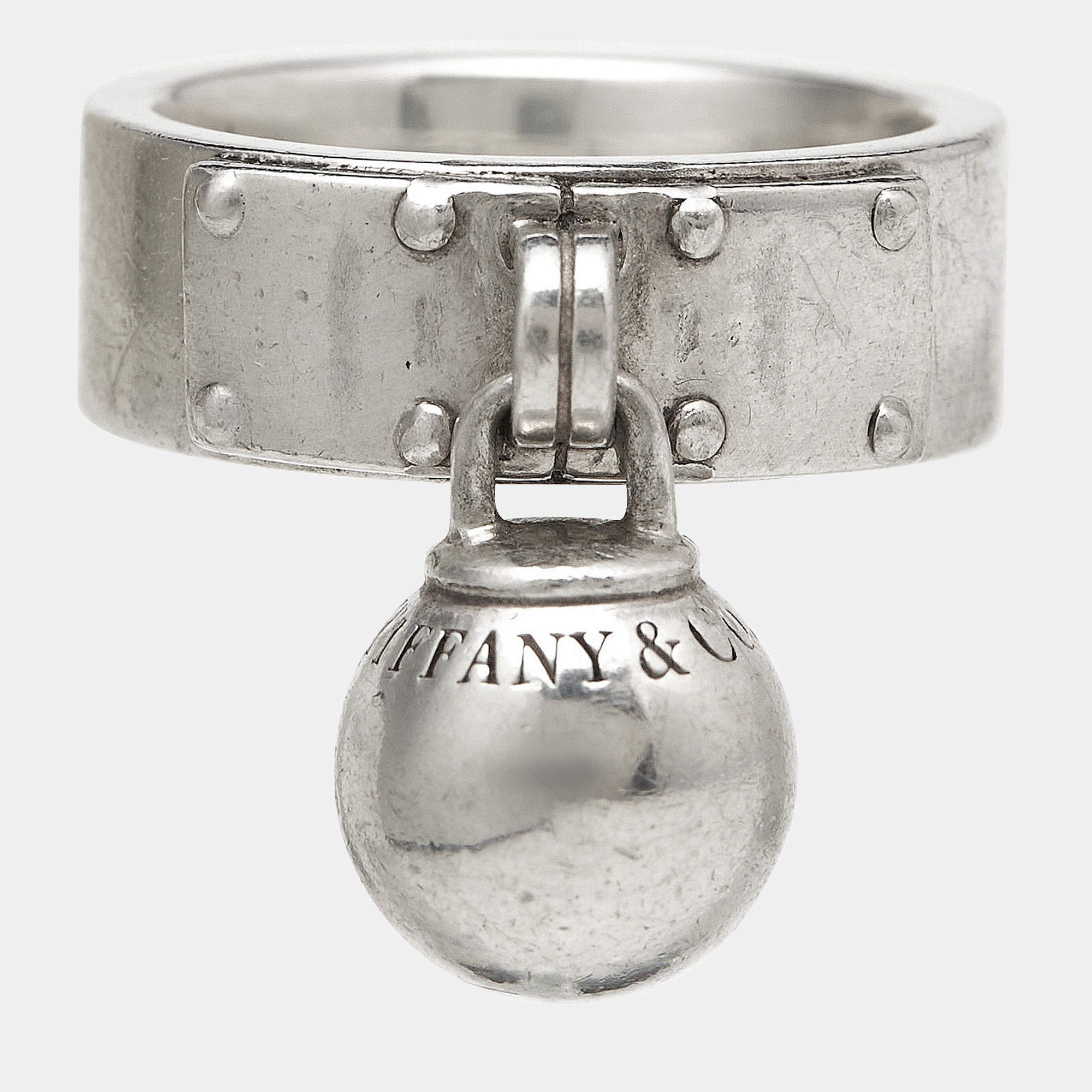 Tiffany & Co.  HardWear Sterling Silver Ring Size 49