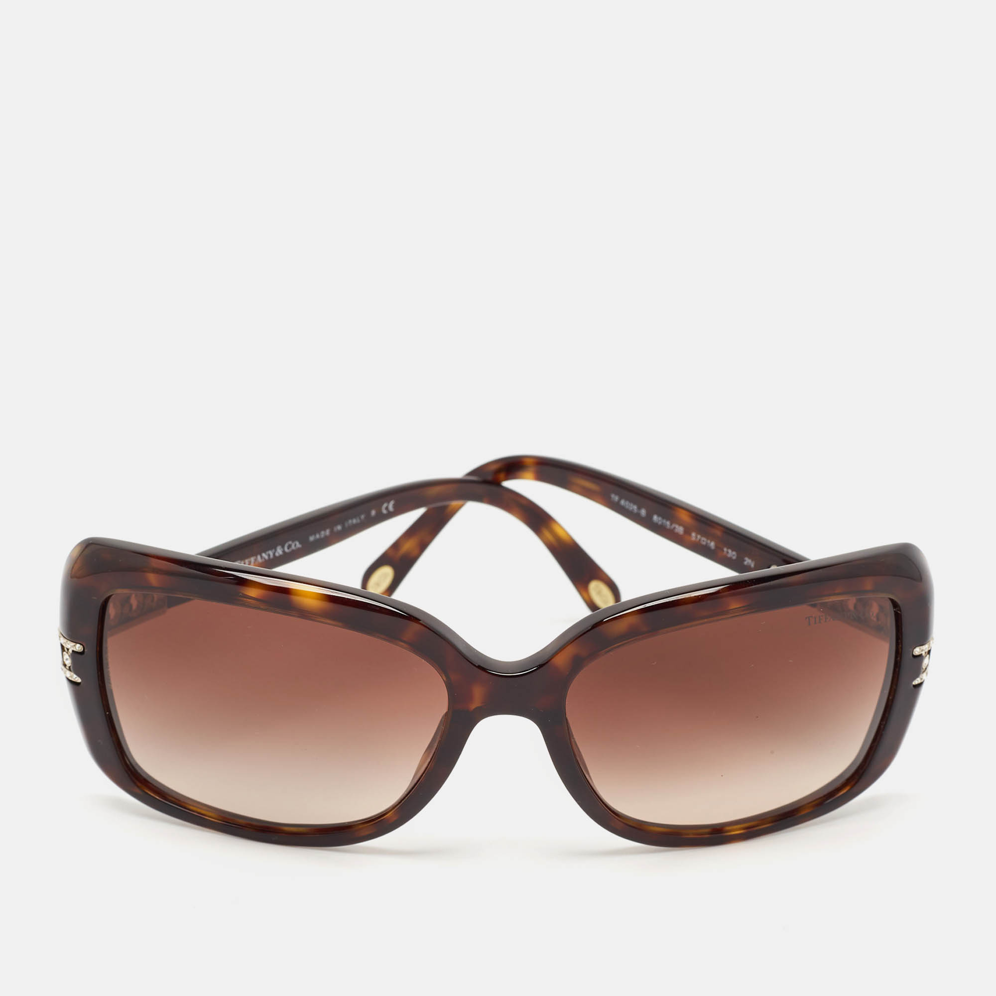 Tiffany & Co. Tortoise Brown Gradient TF 4025-B Rectangular Sunglasses