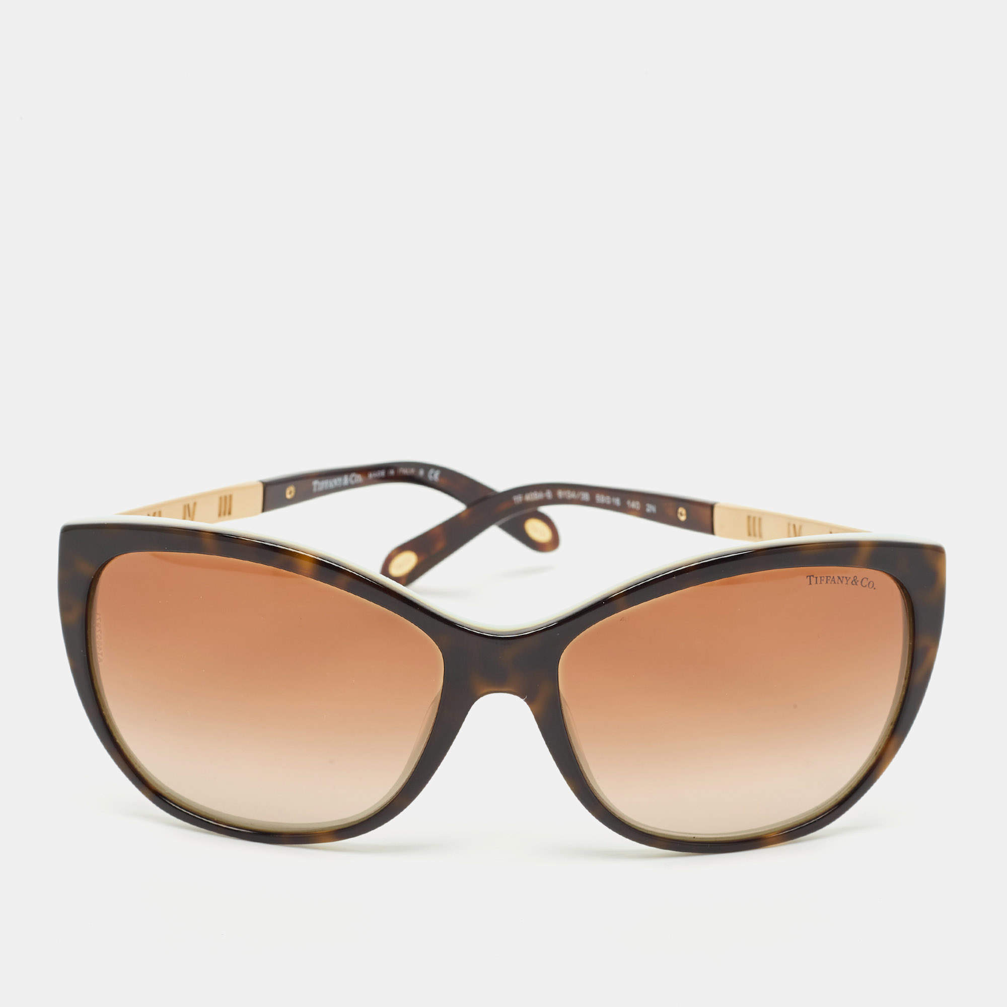 Tiffany & Co. Brown/Blue Gradient TF 4094 -B Atlas Cat Eye Sunglasses 
