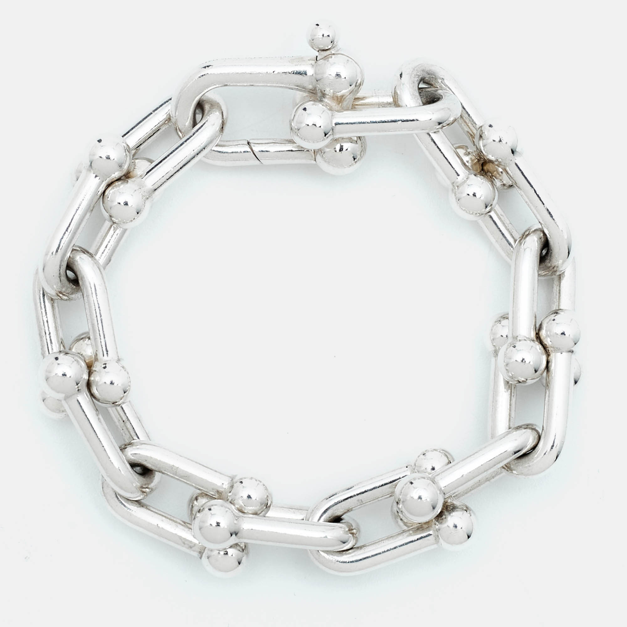Pre Owned Tiffany & Co. Tiffany Hardware Sterling Silver Link Bracelet