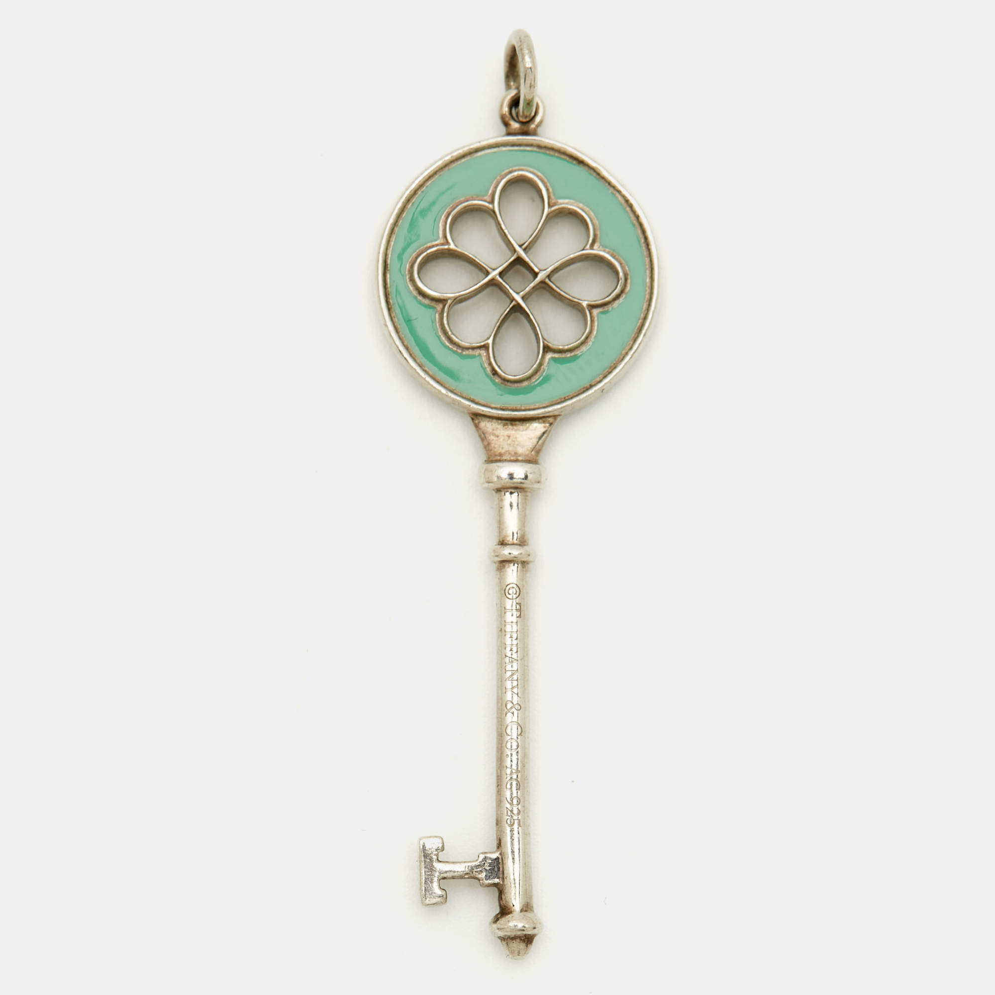 Pre Owned قلادة تيفاني & كو. عقدة مينا فضة إسترلينية