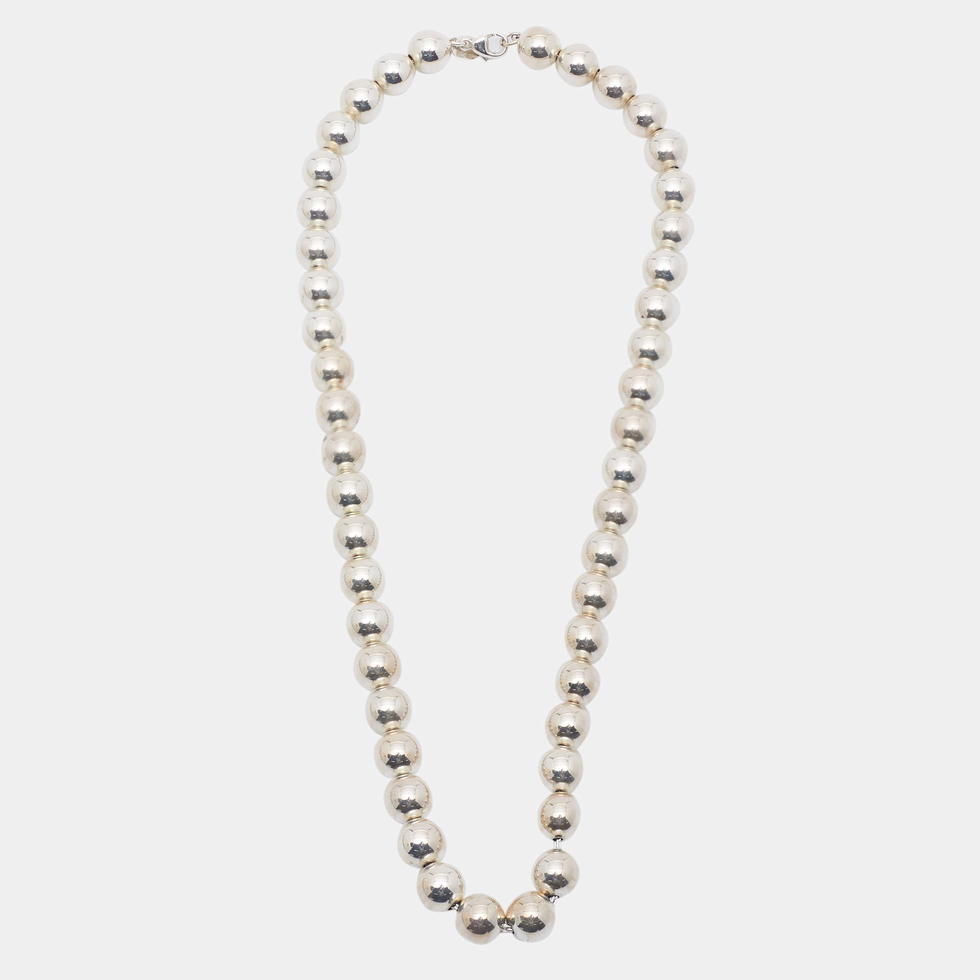 مملوكة مسبقًا Tiffany & Co. HardWear Sterling Silver Ball Bead Necklace