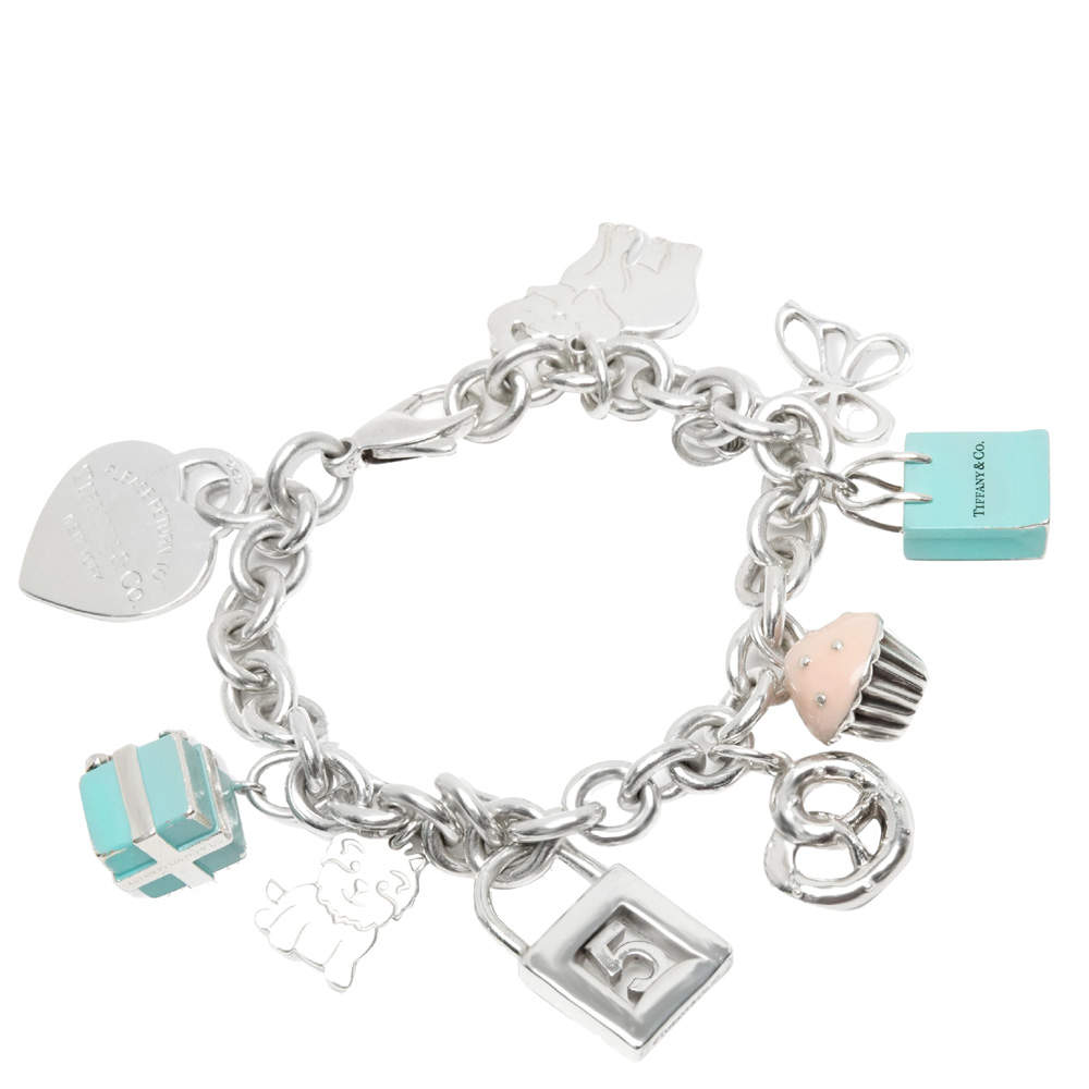 Discover more than 85 tiffany charm bracelet silver