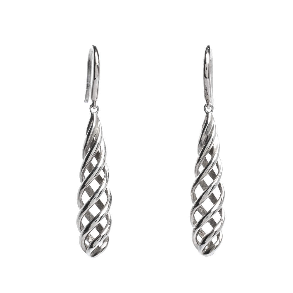 Tiffany & Co. Venezia Luce Silver Drop Earrings
