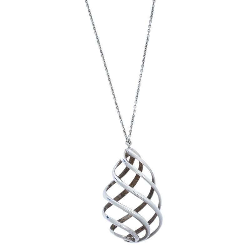 Pre Owned Tiffany & Co. Venezia Luce Silver Pendant Necklace