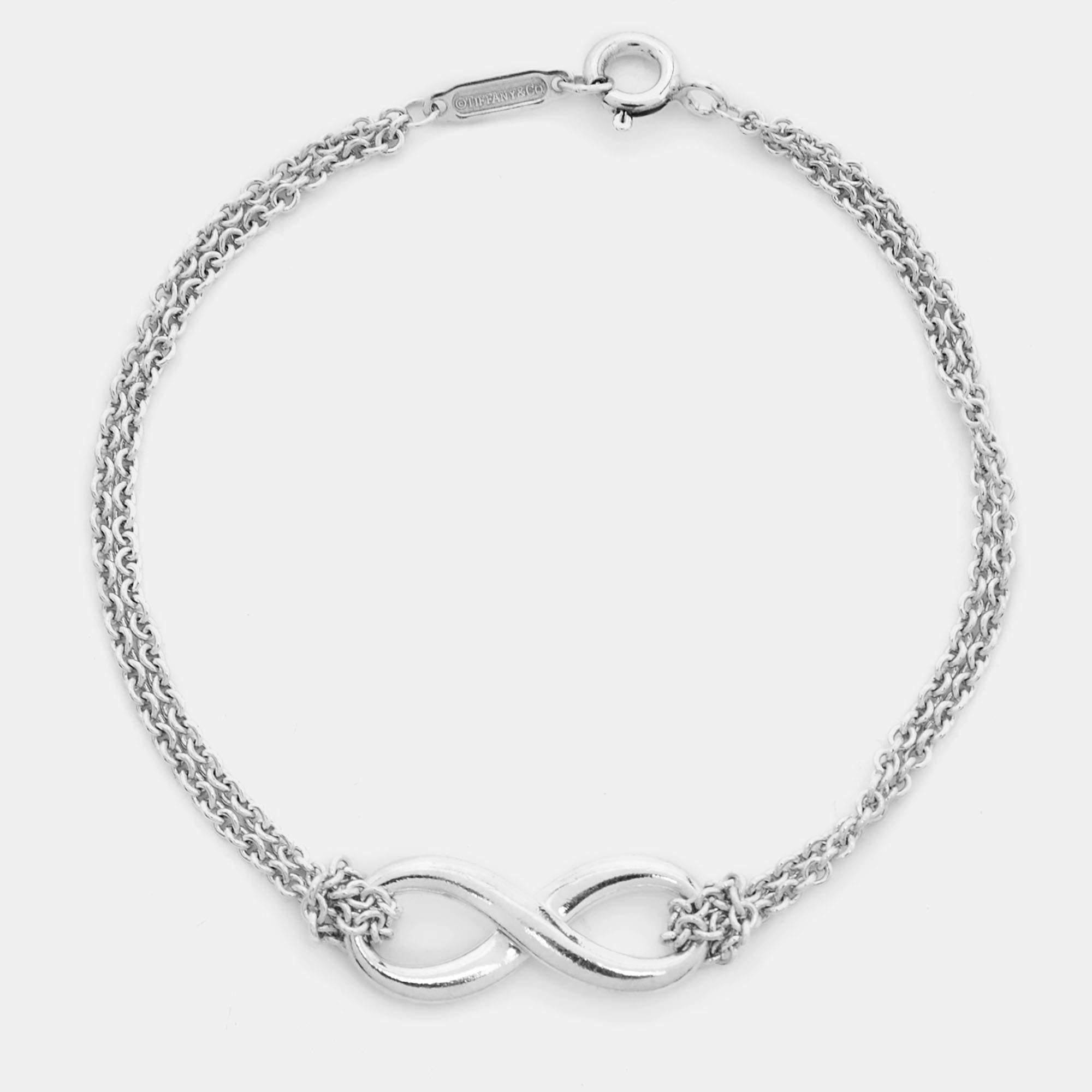 Tiffany & Co. Infinity Sterling Silver Bracelet