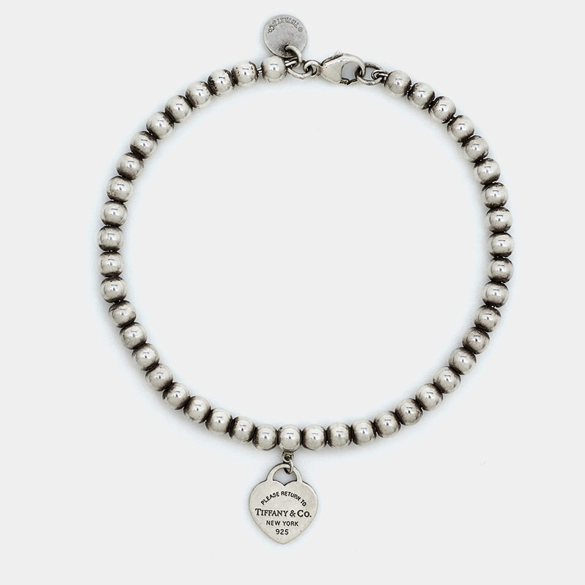 Tiffany & Co. Return to Tiffany Sterling Silver Beads Bracelet
