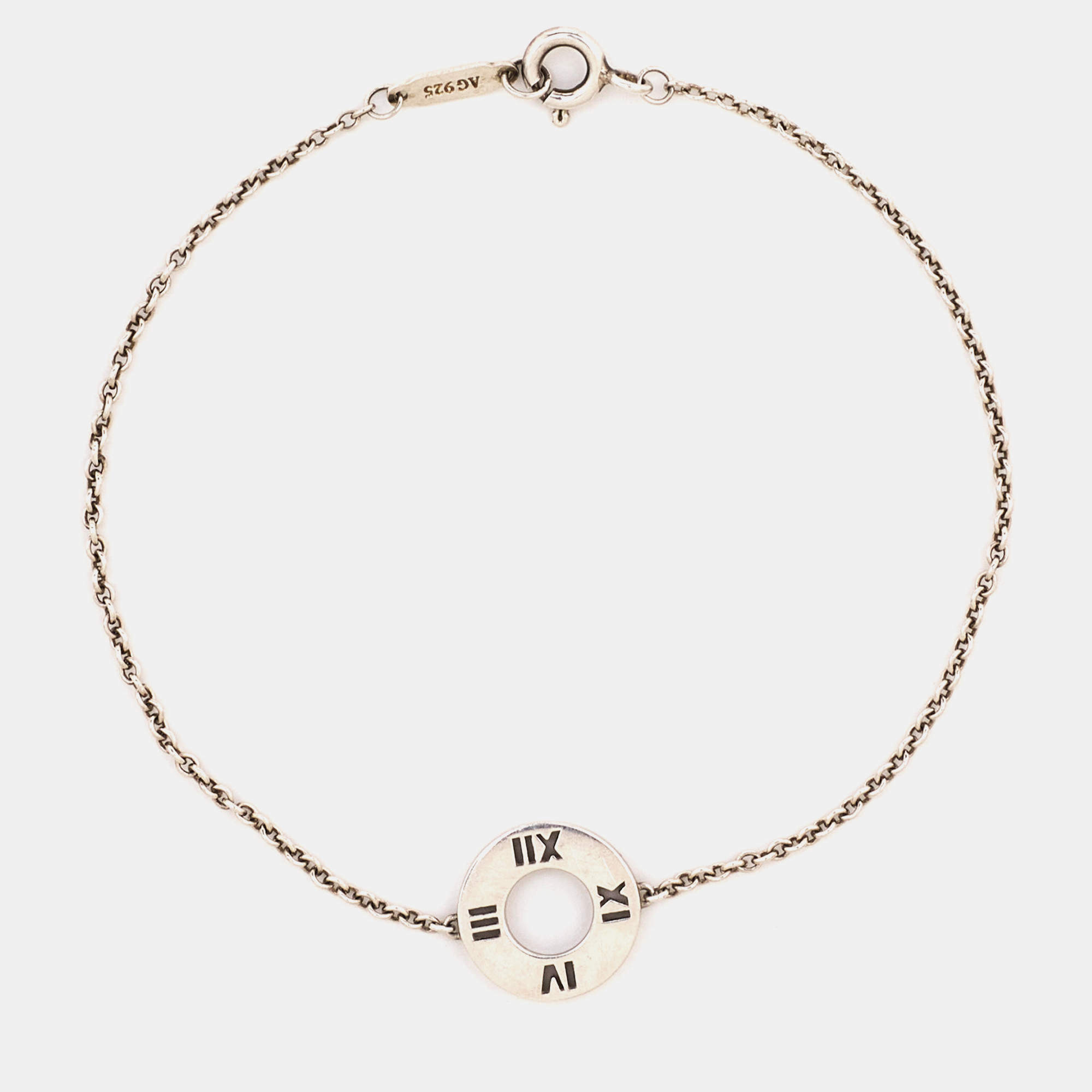 Pre Owned Tiffany & Co. Atlas Sterling Silver Bracelet