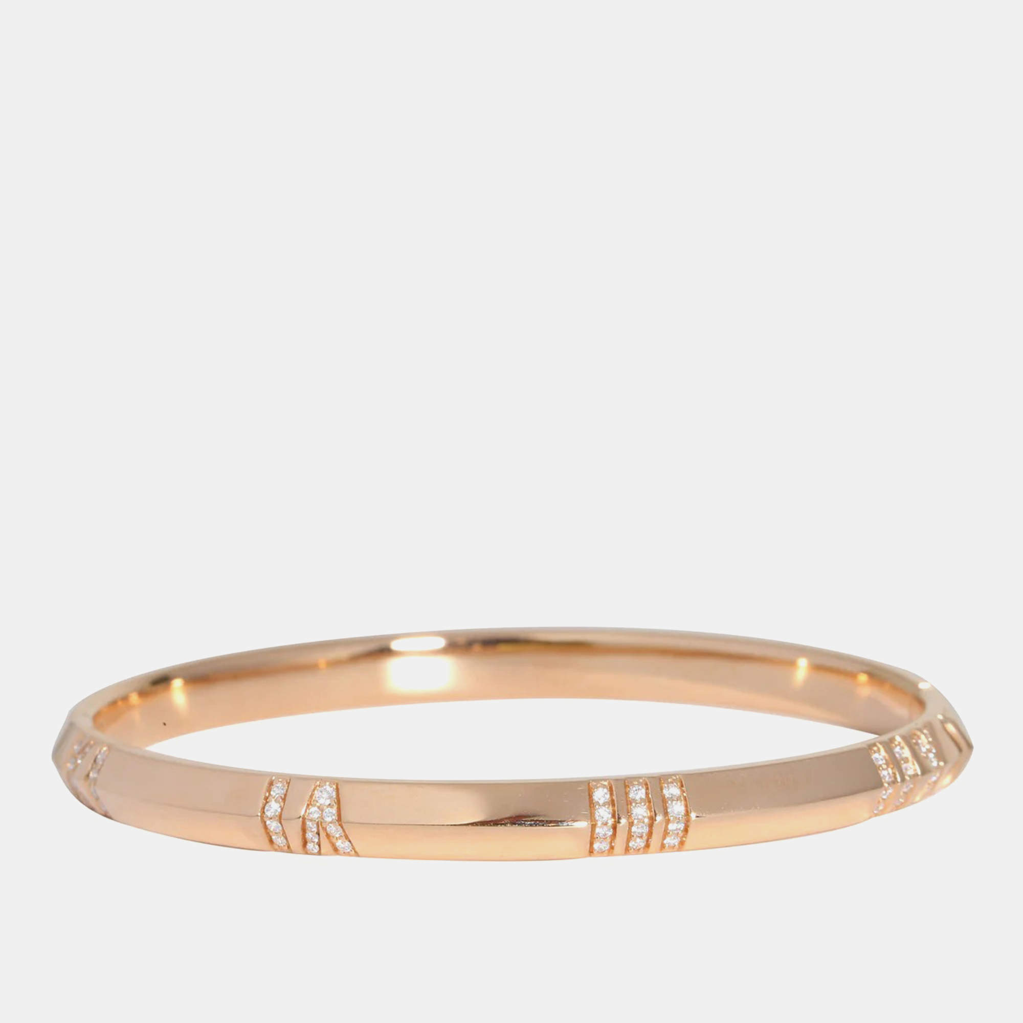 Tiffany & Co. 18k Rose Gold 0.33 CTW Atlas Bracelet