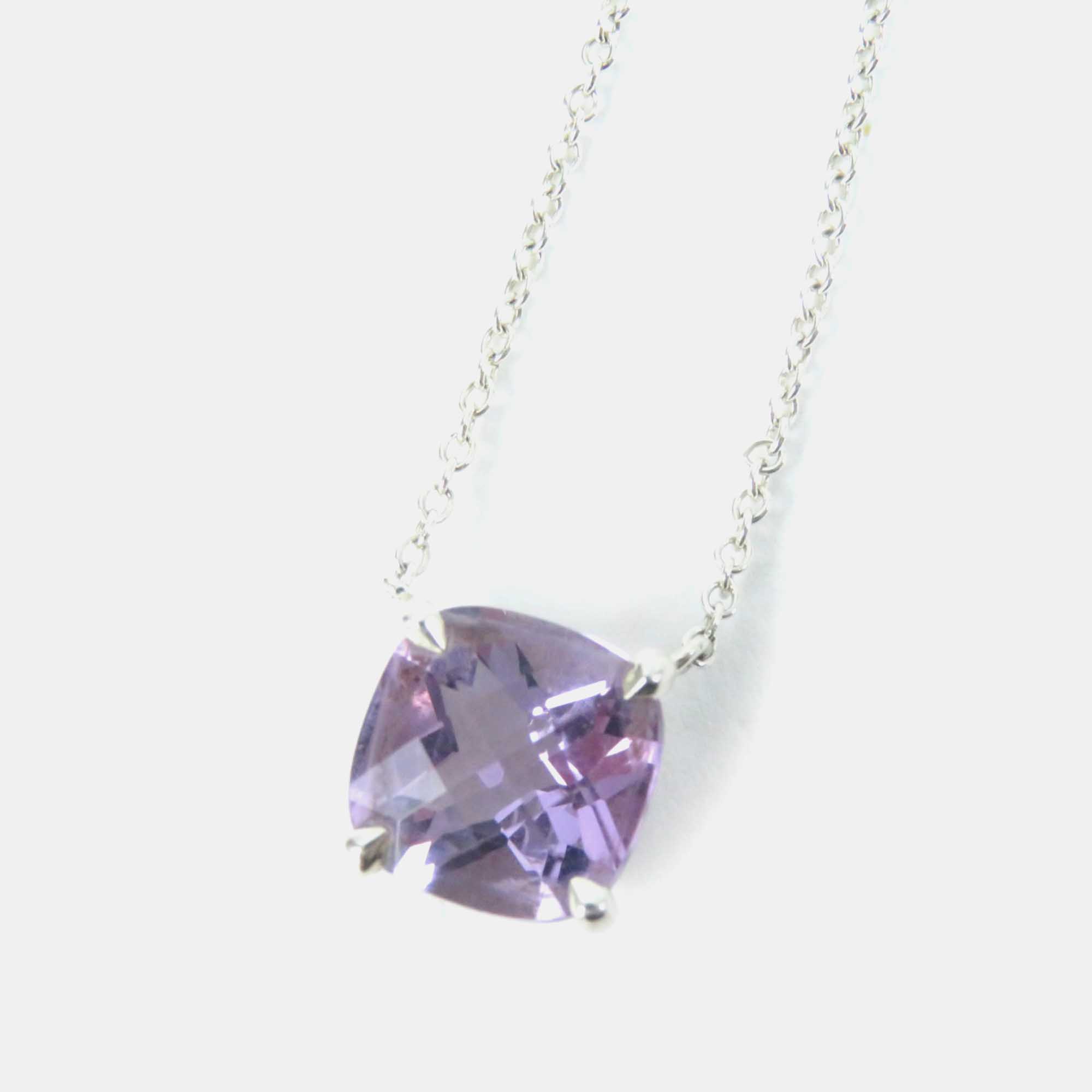 Tiffany Co Sv925 Amethyst Necklace Purple Metal Tiffany Co. TLC
